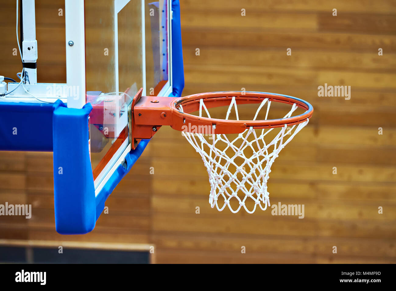 Basketball basket in the gym Stock Photo Alamy