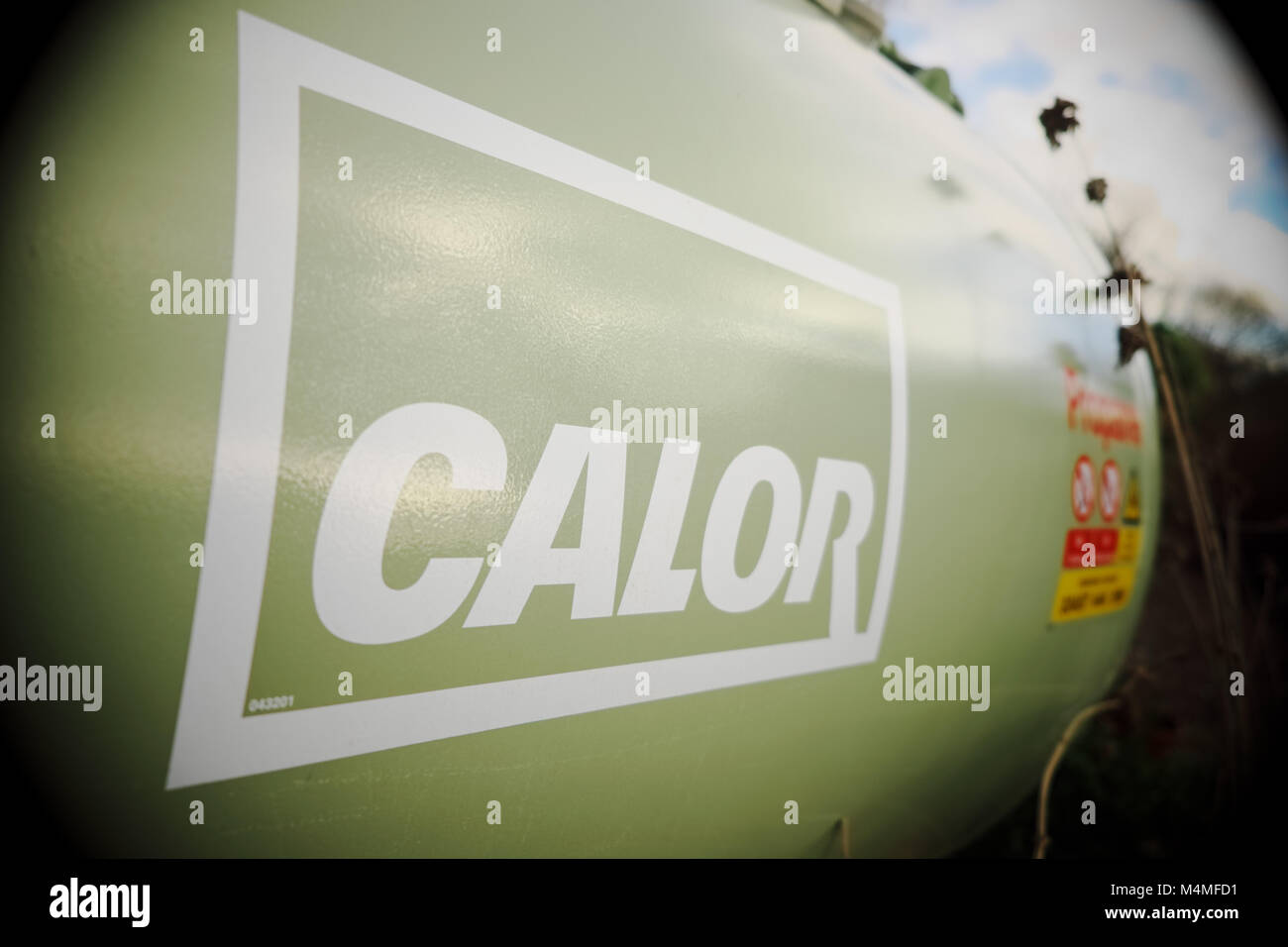 Calor LPG gas tank Stock Photo