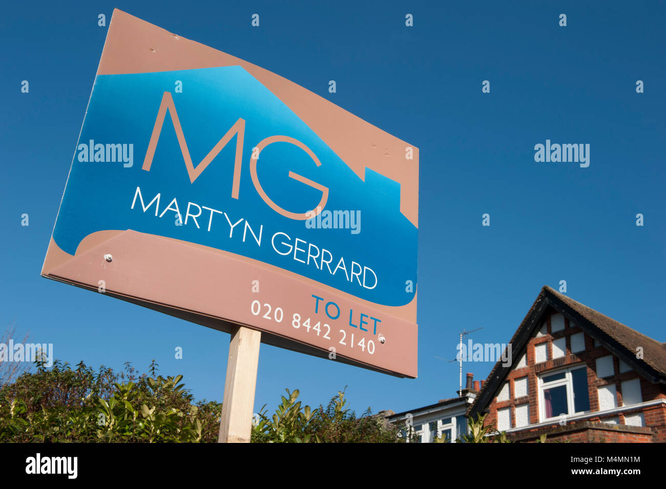 Martyn Gerrard to let estate agent sign in Muswell Hill in London