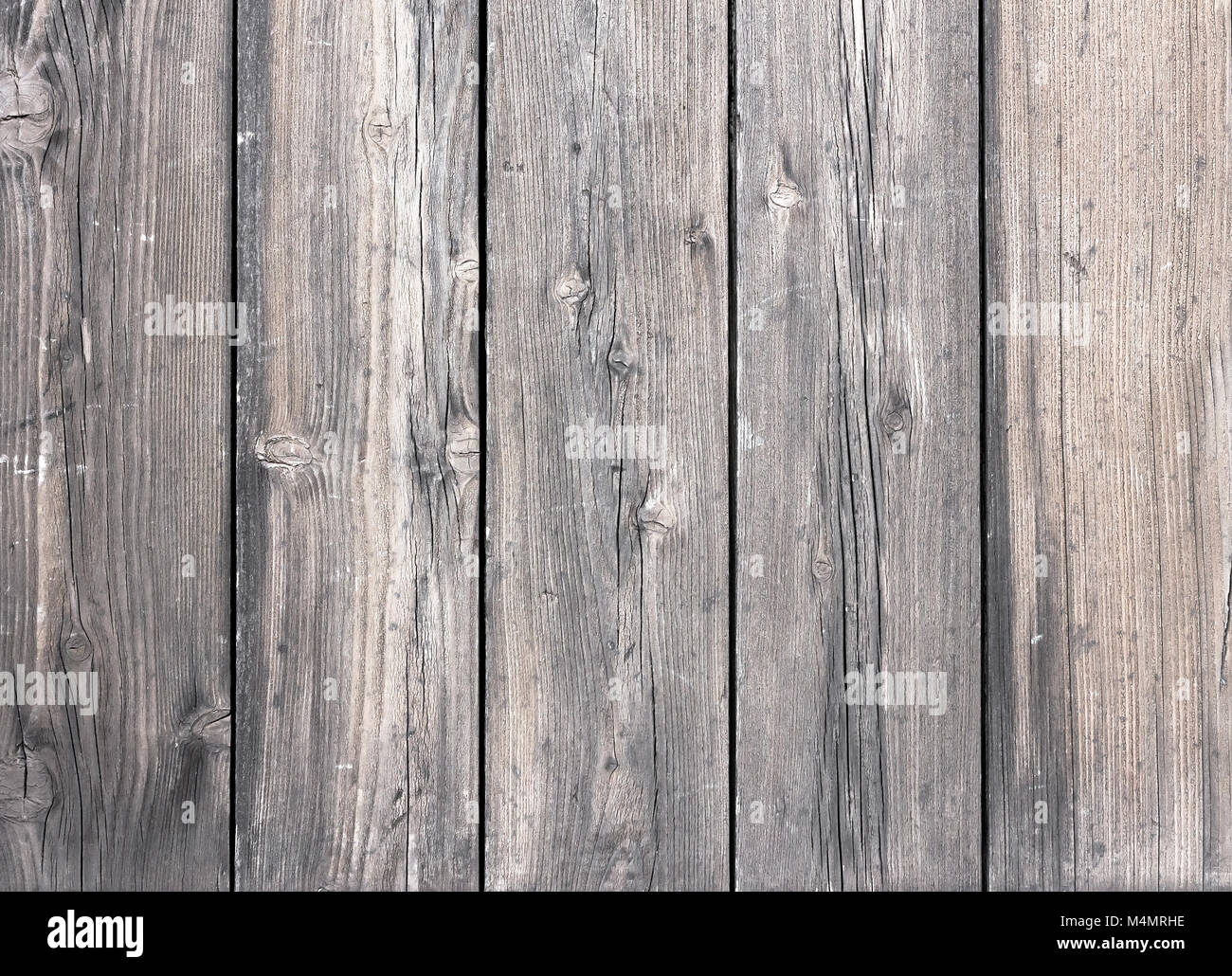 Old wood discolored Stock Photo