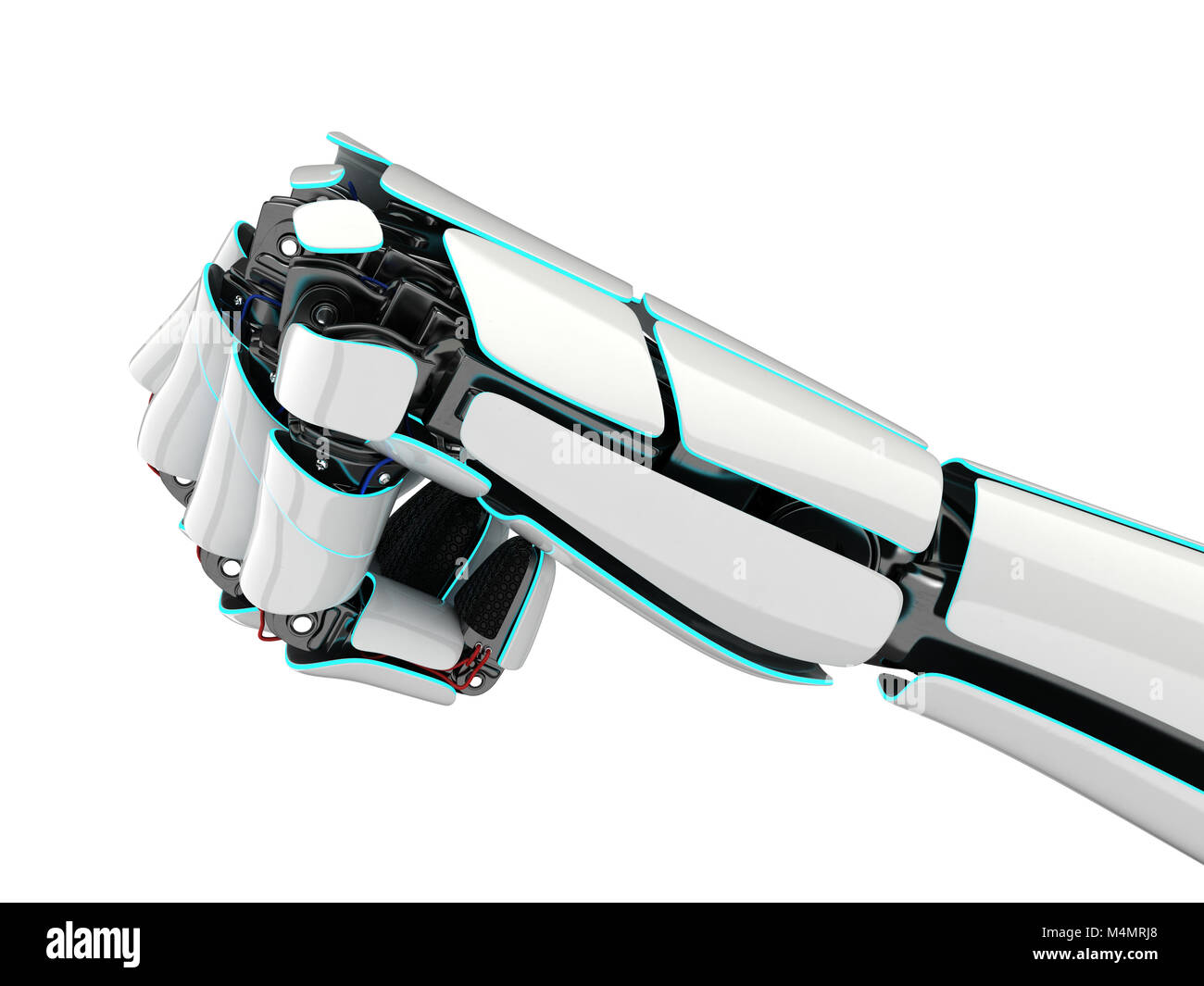 3D rendering robotic hand on a white background Stock Photo - Alamy