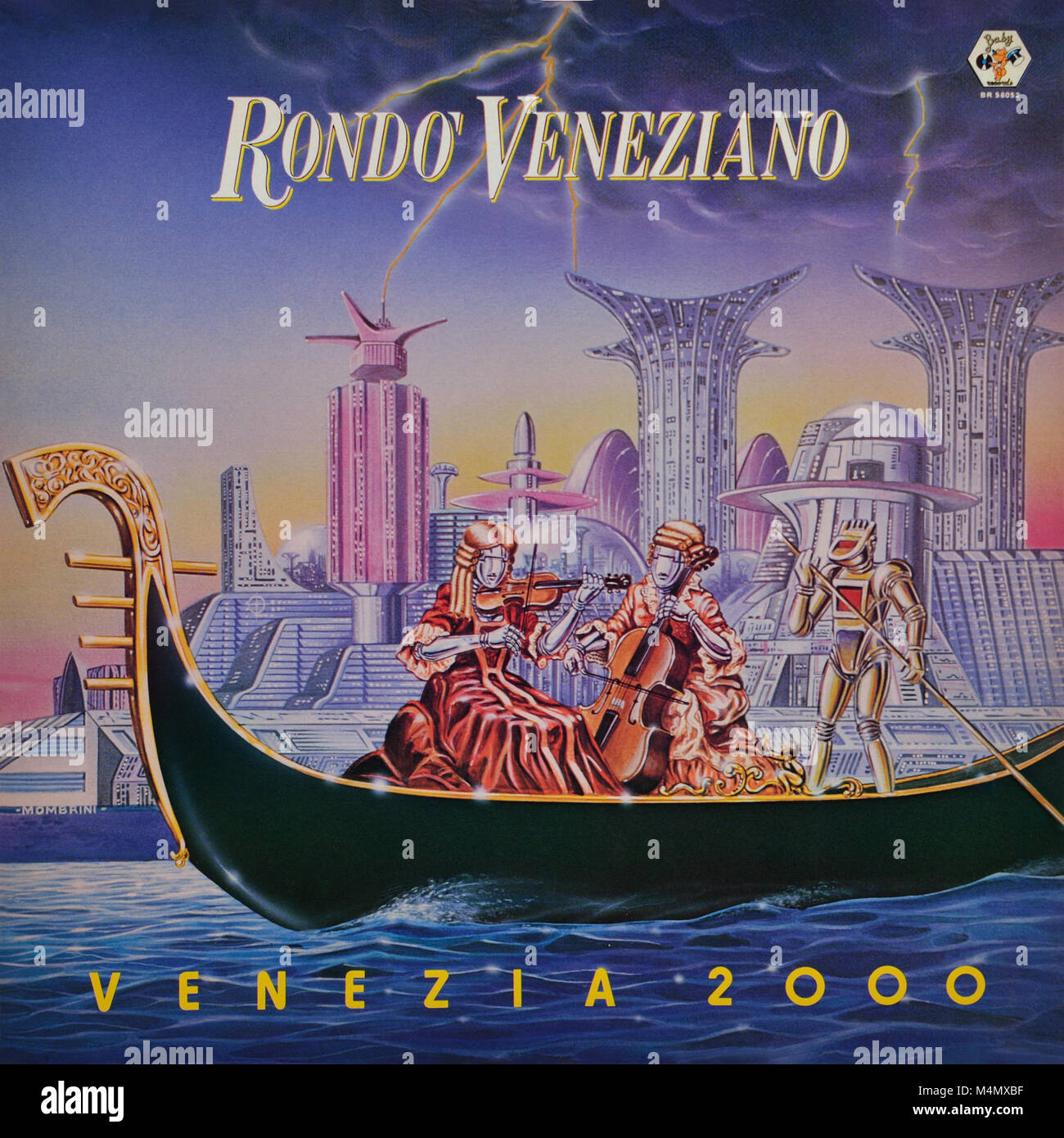 Rondò Veneziano - original vinyl album cover - Venezia 2000 - 1983 Stock Photo