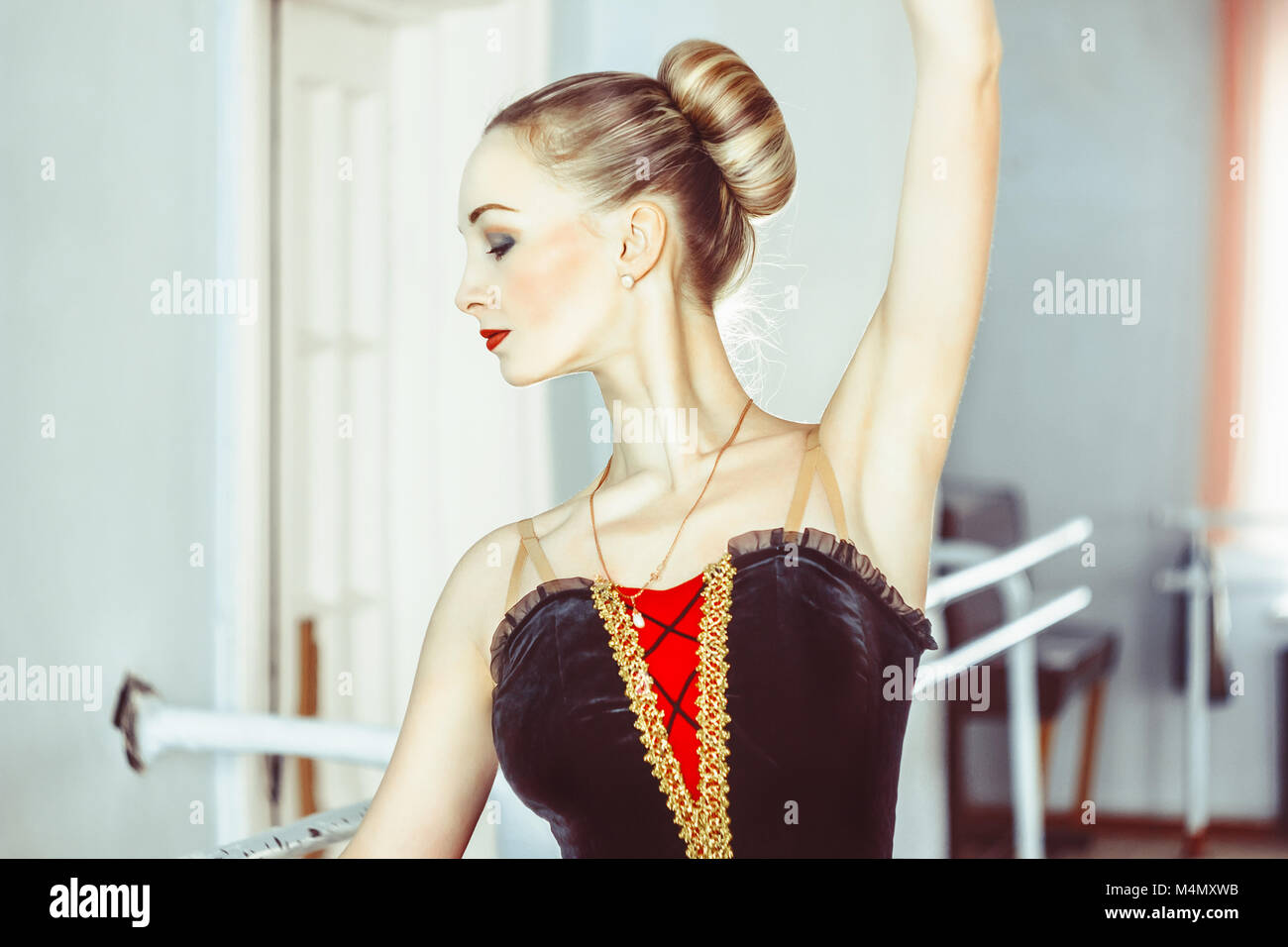 ballerina in the ballet hall Stock Photo - Alamy