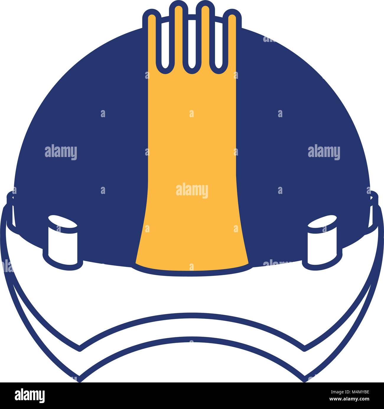 construction helmet isolated icon Stock Vector Image & Art - Alamy