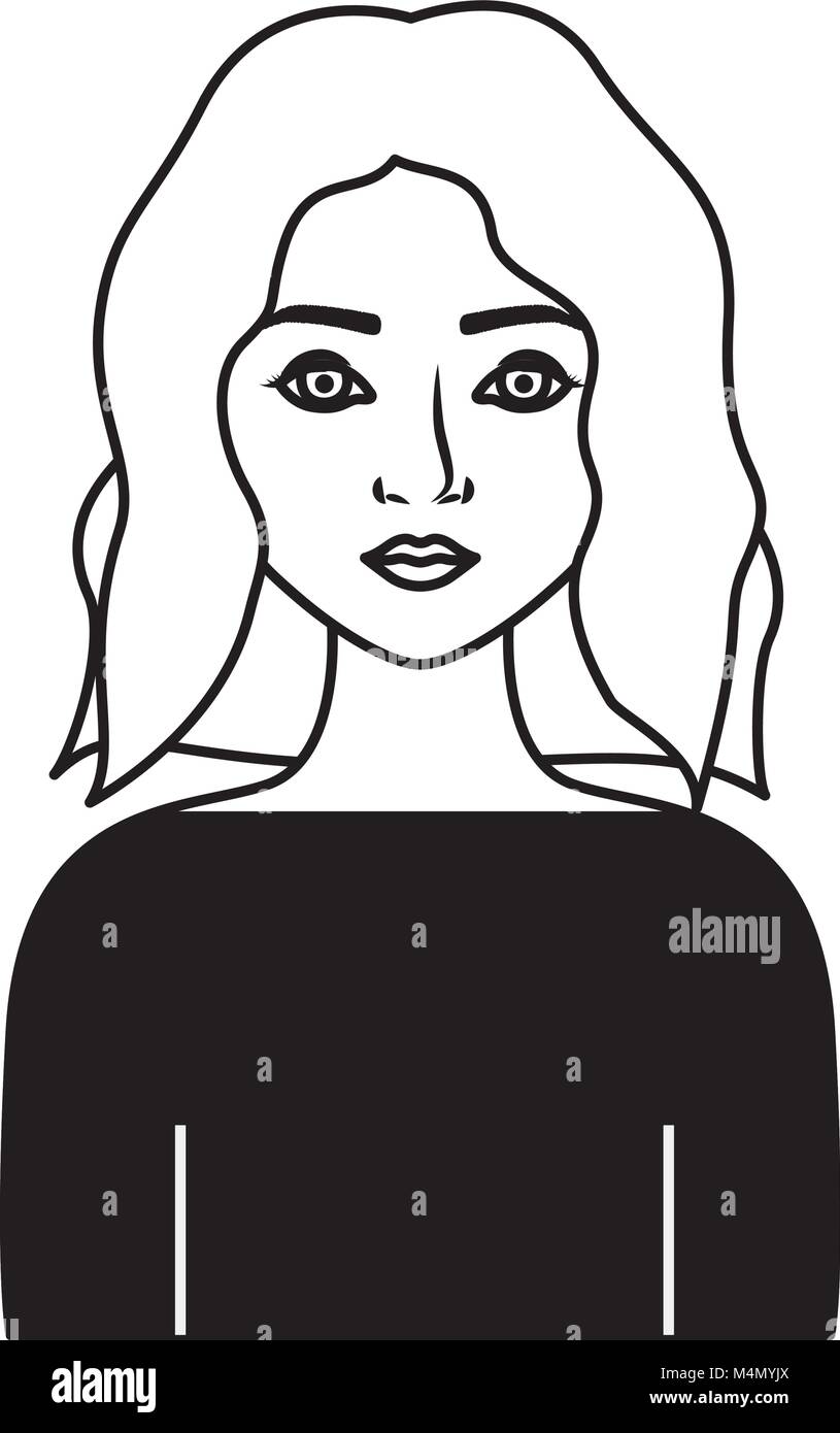 beautiful woman avatar character Stock Vector Image & Art - Alamy