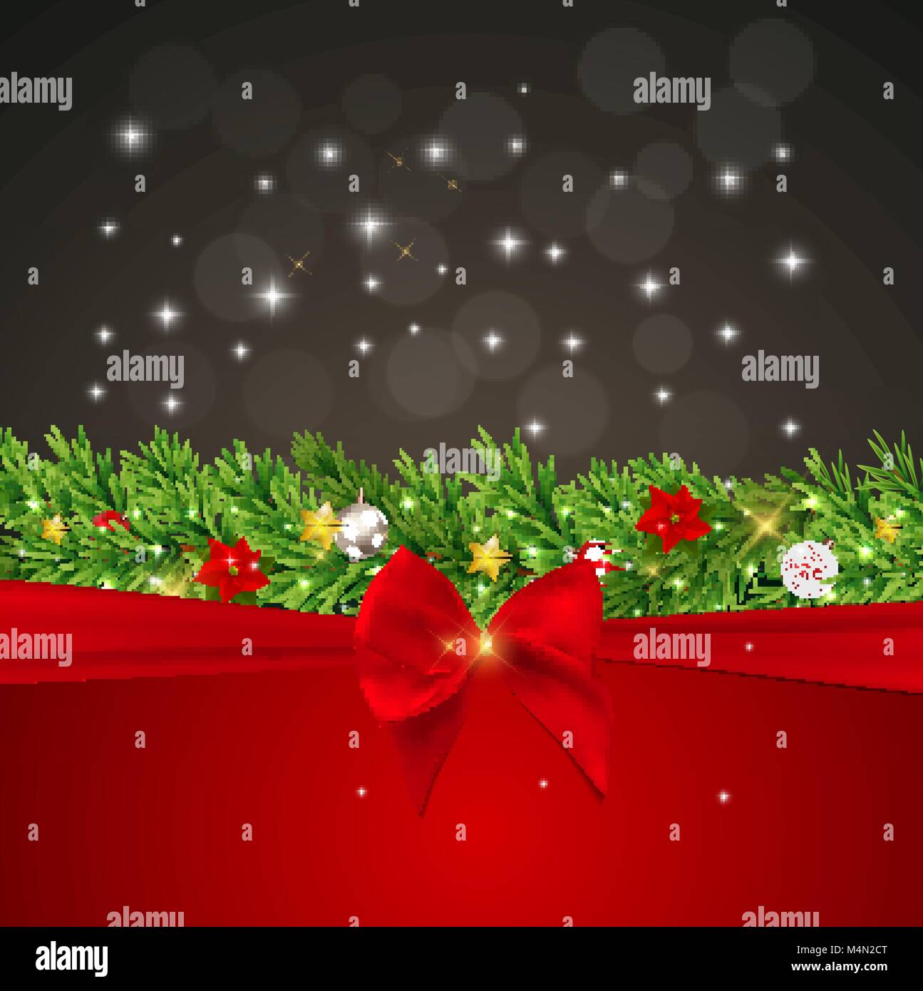 Merry Christmas and New Year Background. Vector Illustration Stock ...