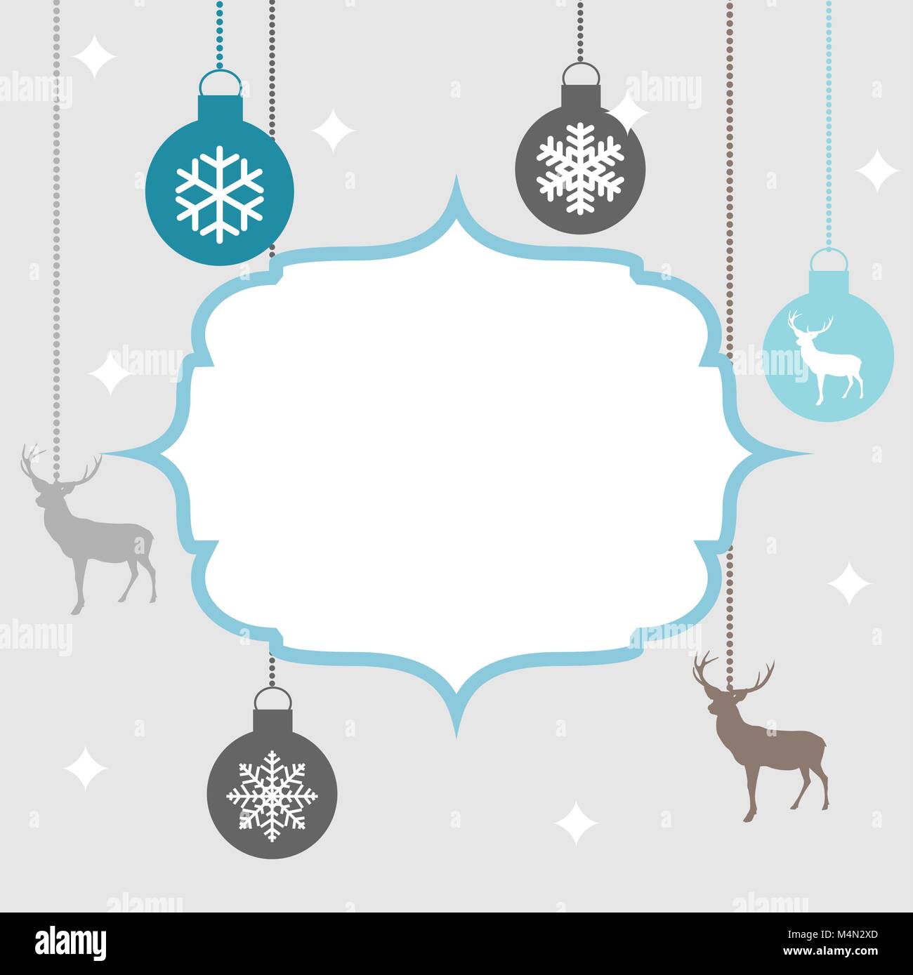 Merry Christmas and New Year Background. Vector Illustration Stock ...
