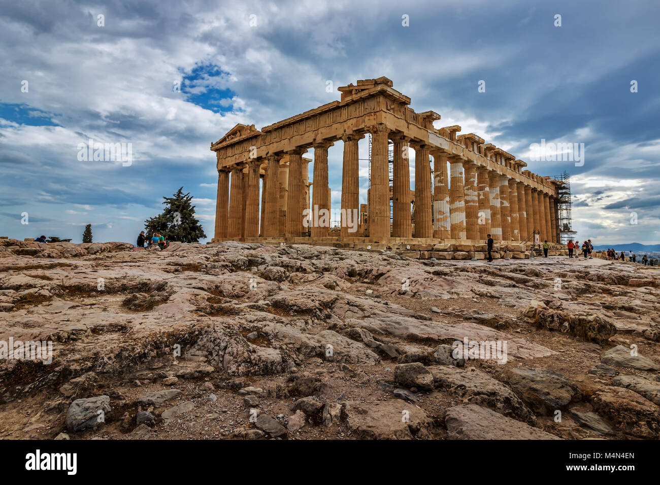 Acropolis - Parthenon-  Athens Stock Photo