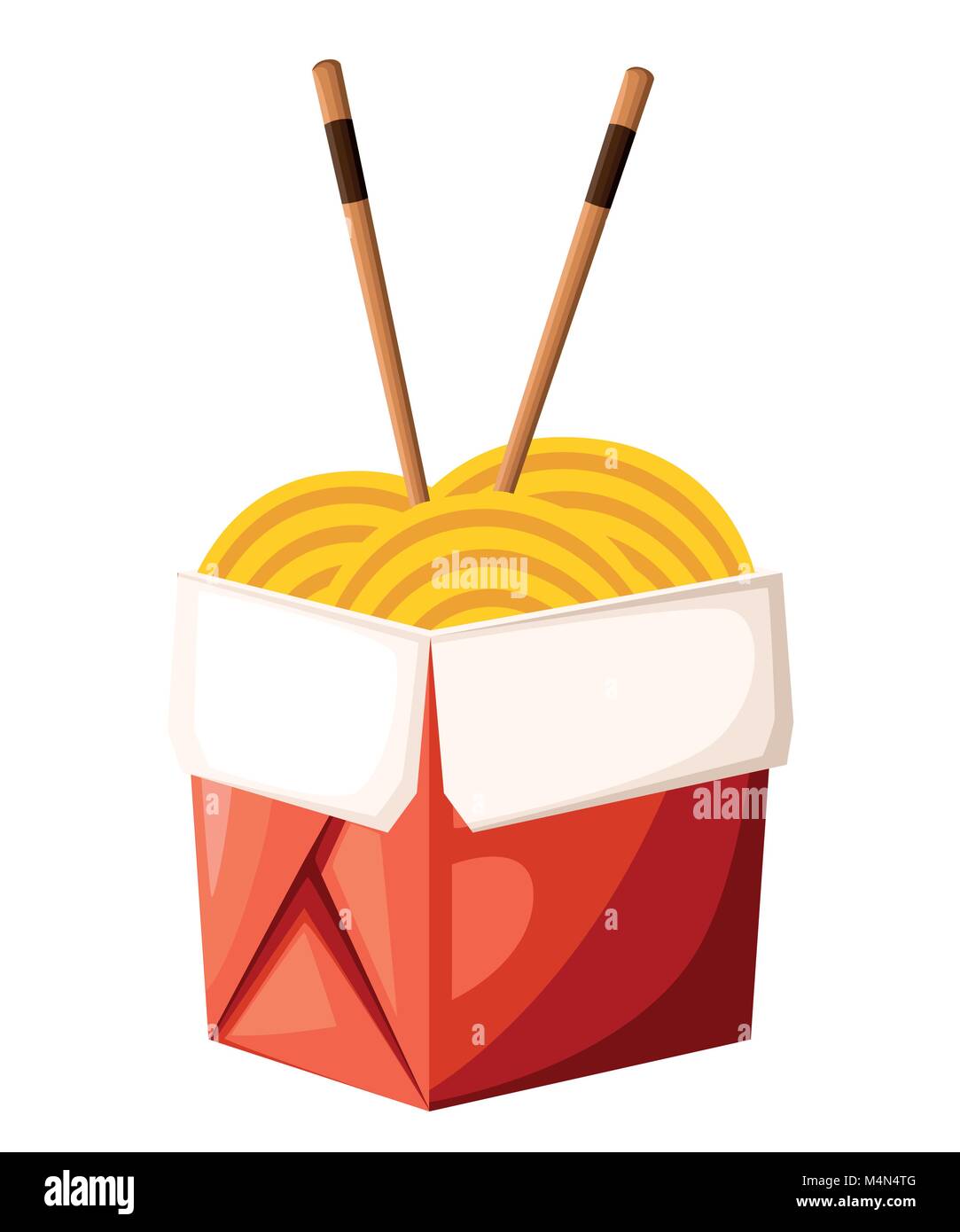 Cartoon Chinese Food Box