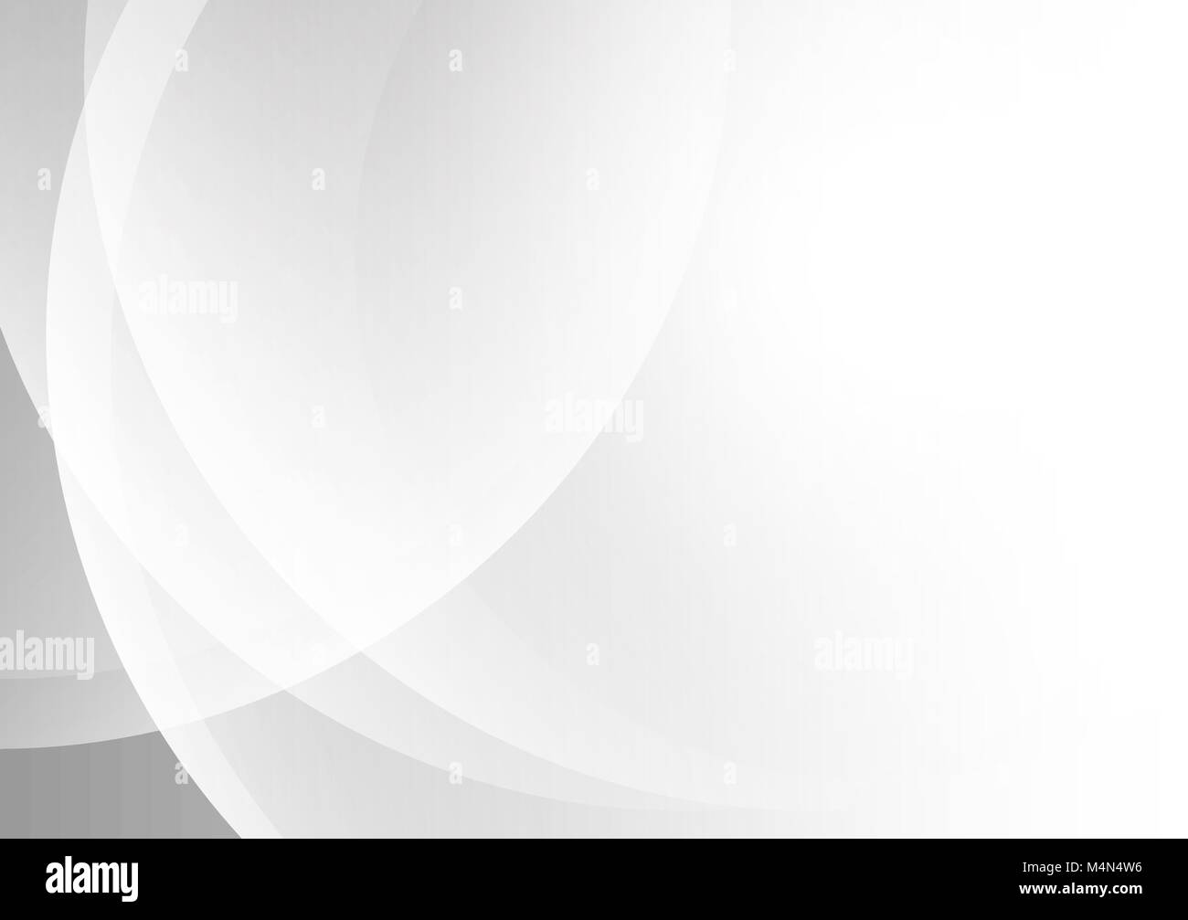 Gray and white color curve abstract vector background with copy space ...