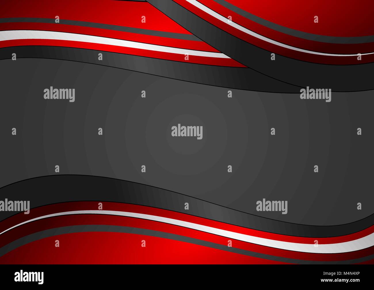 Red and black geometric abstract background, Vector illustration Stock ...
