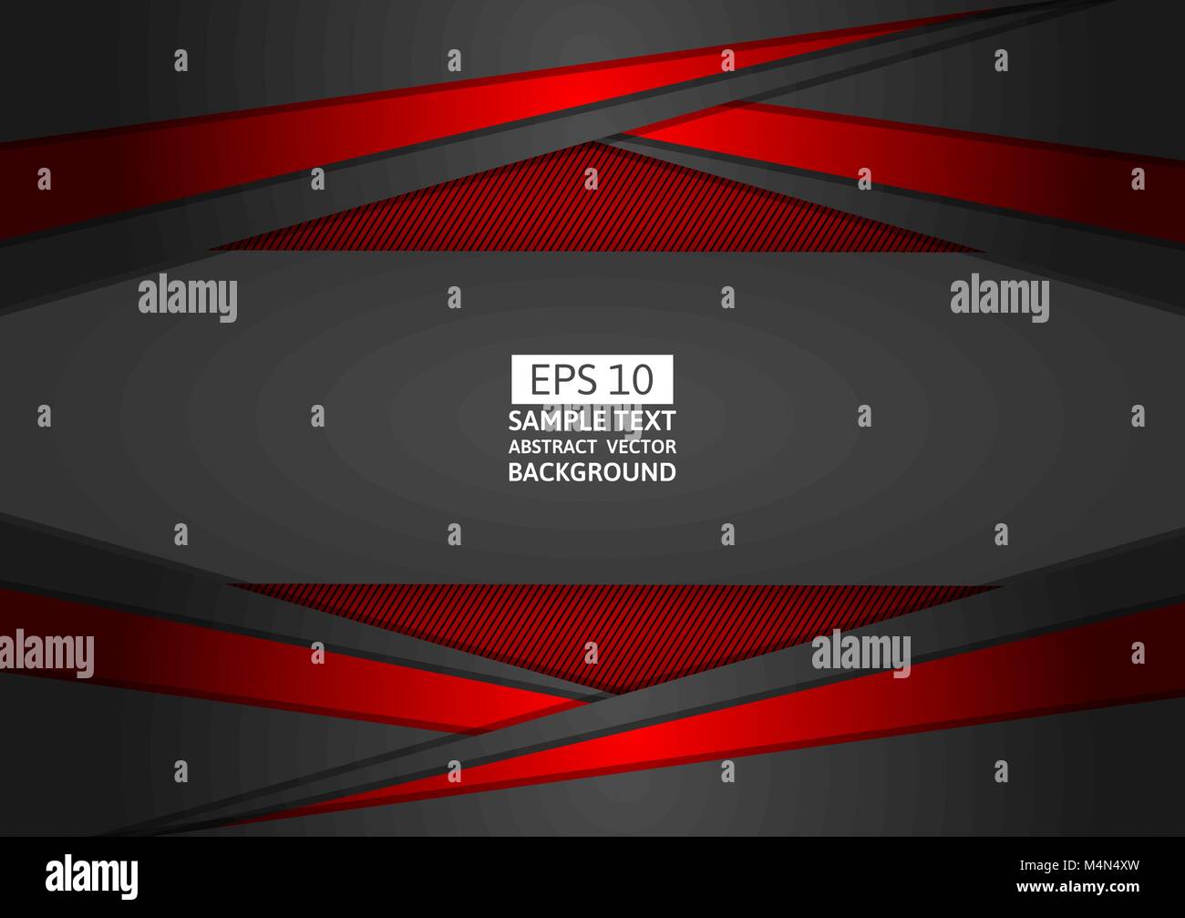 Red and black geometric abstract background modern design with copy ...