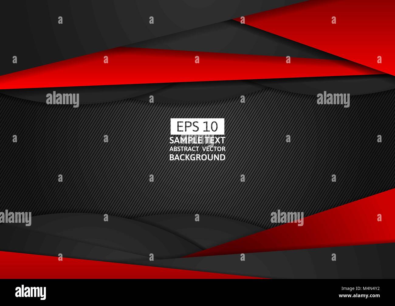 Red and black geometric abstract vector background modern design with ...