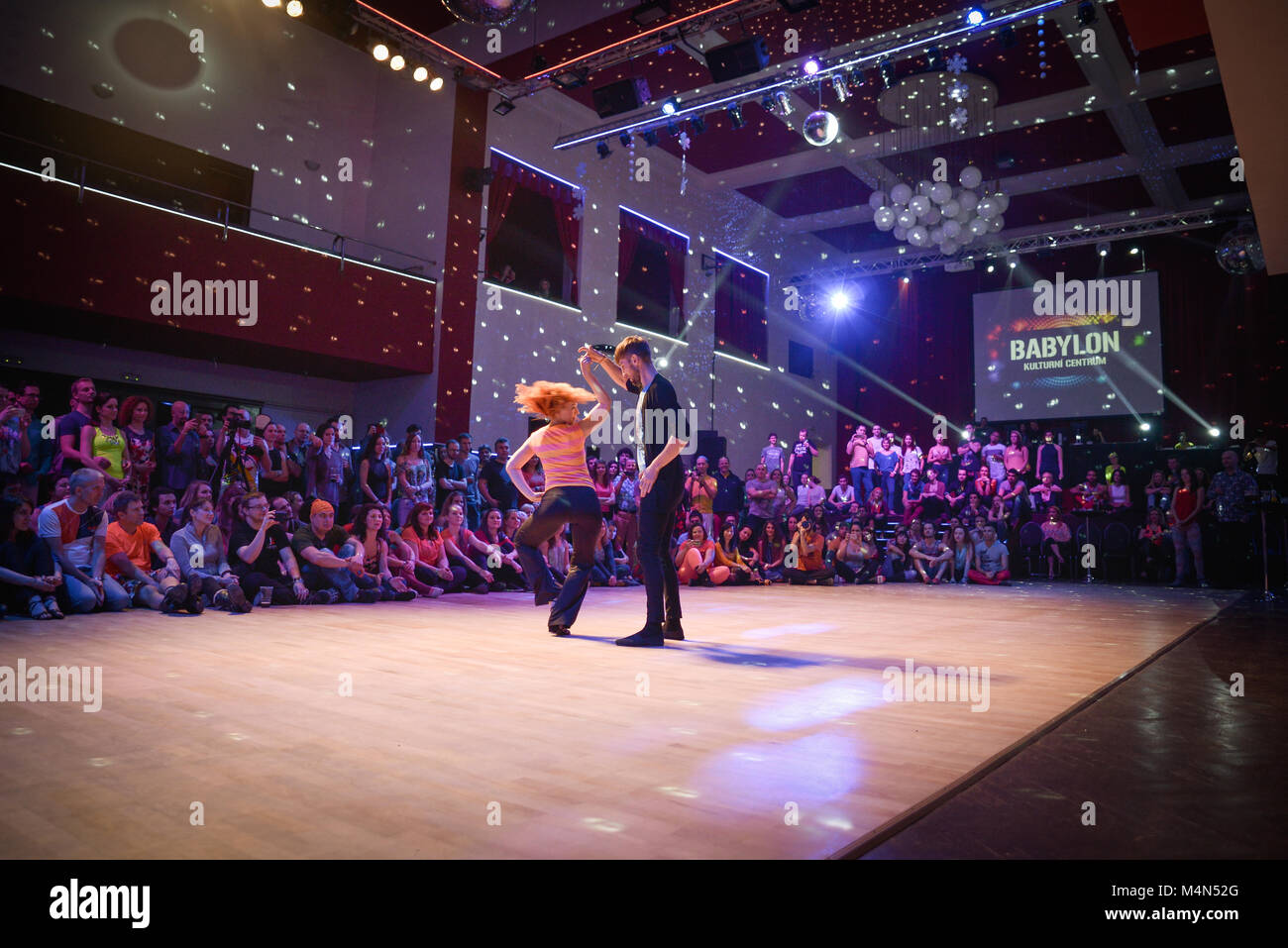 Brno, Czech Republic September 30th 2017 Choreography show with