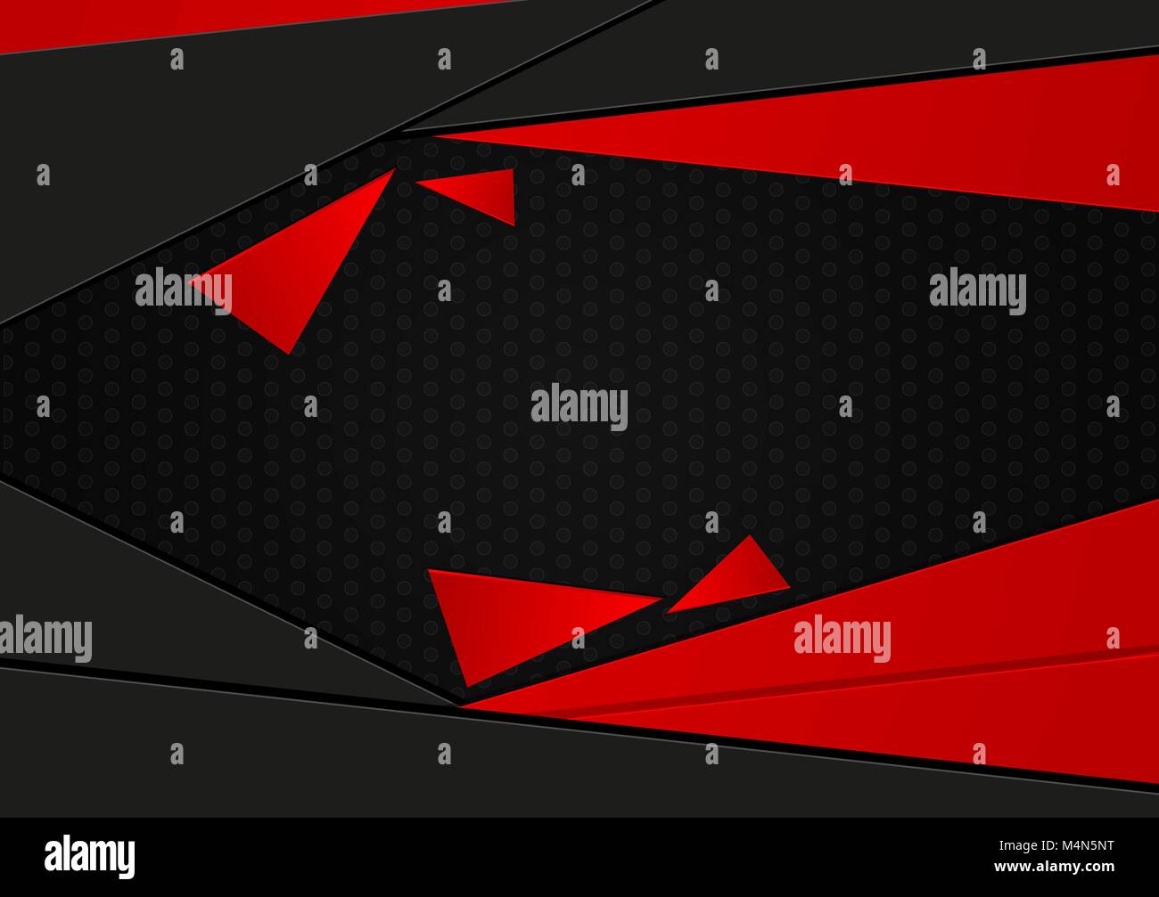 Abstract geometric Black and Red stripes with copy space for Business ...