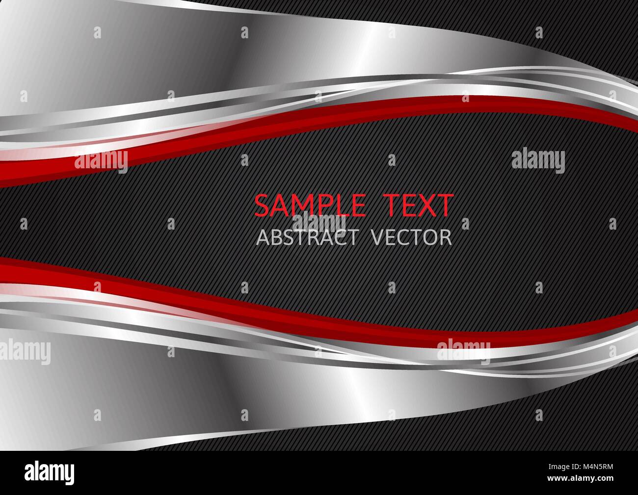 Silver, Red and Black color, abstract vector background with copy space ...
