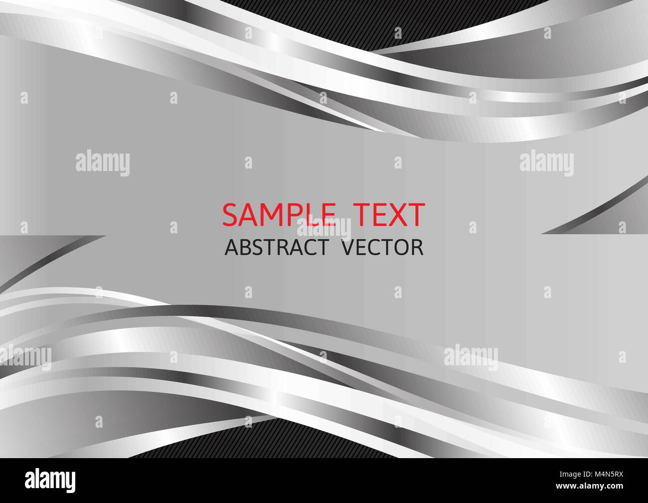 Silver and Black color, abstract vector background with copy space ...