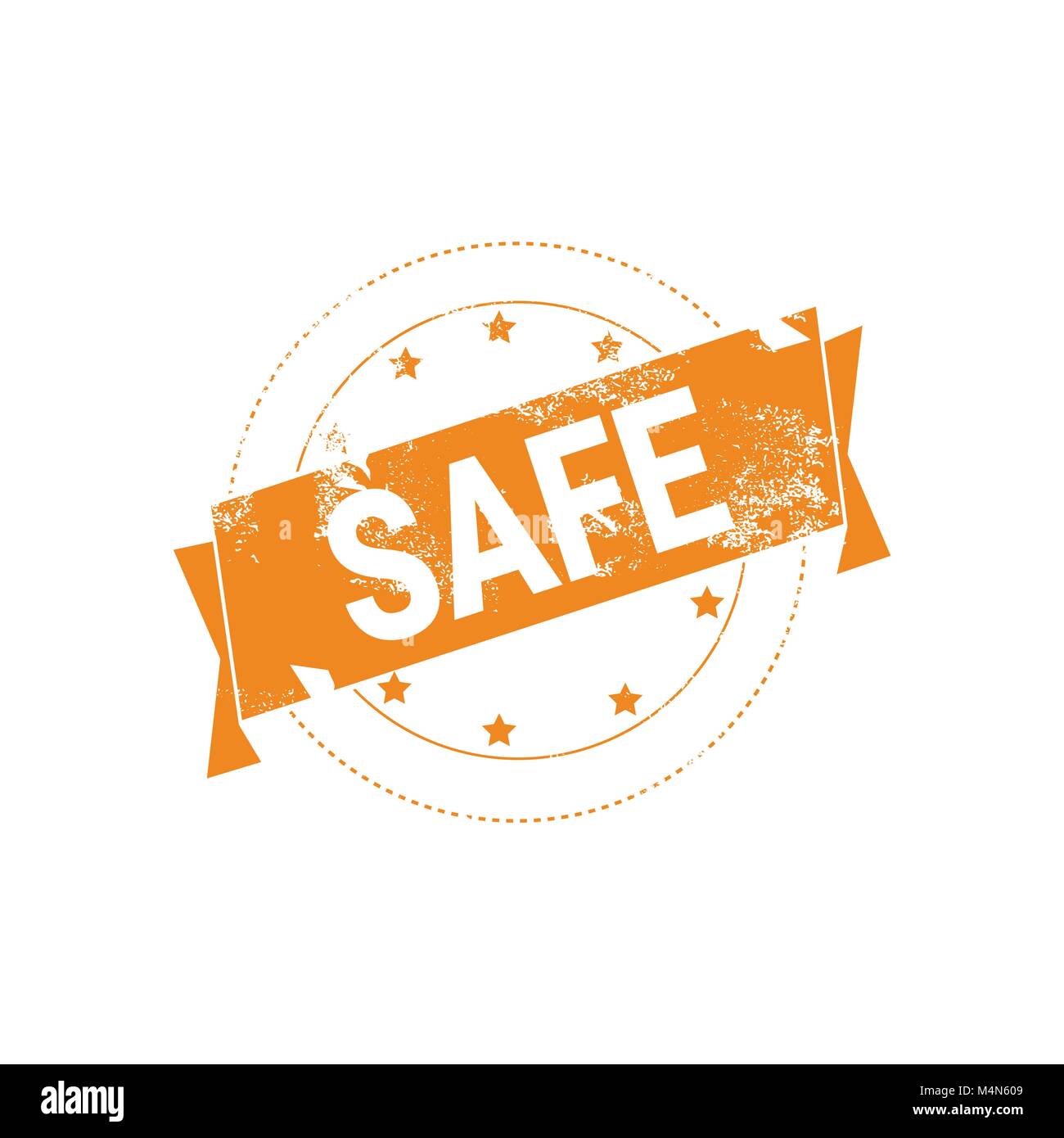 Safe Deal Stamp Rubber Ink Sign Or Badge Icon Isolated Stock Vector ...