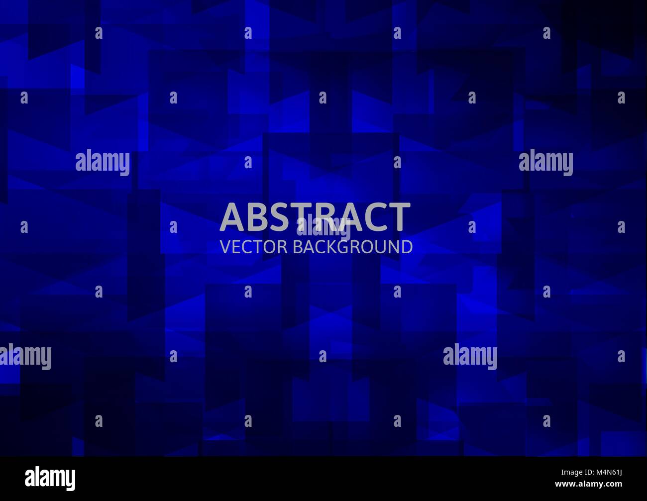 Blue abstract geometric vector background, Vector illustration Stock ...