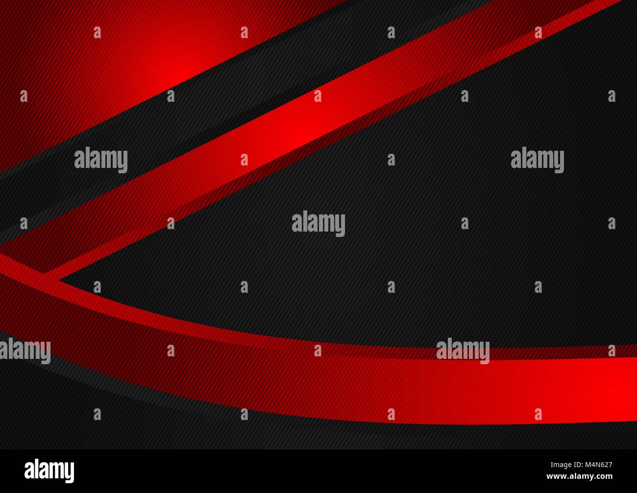 Abstract red and black vector background with copy space design for ...