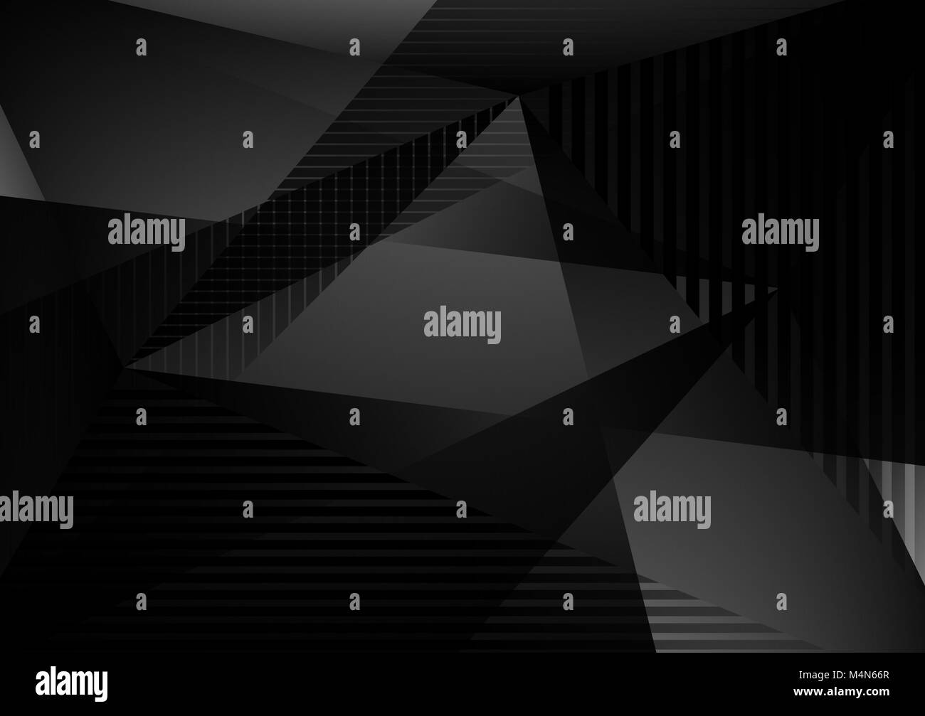 Black and gray color abstract geometric vector background modern design ...