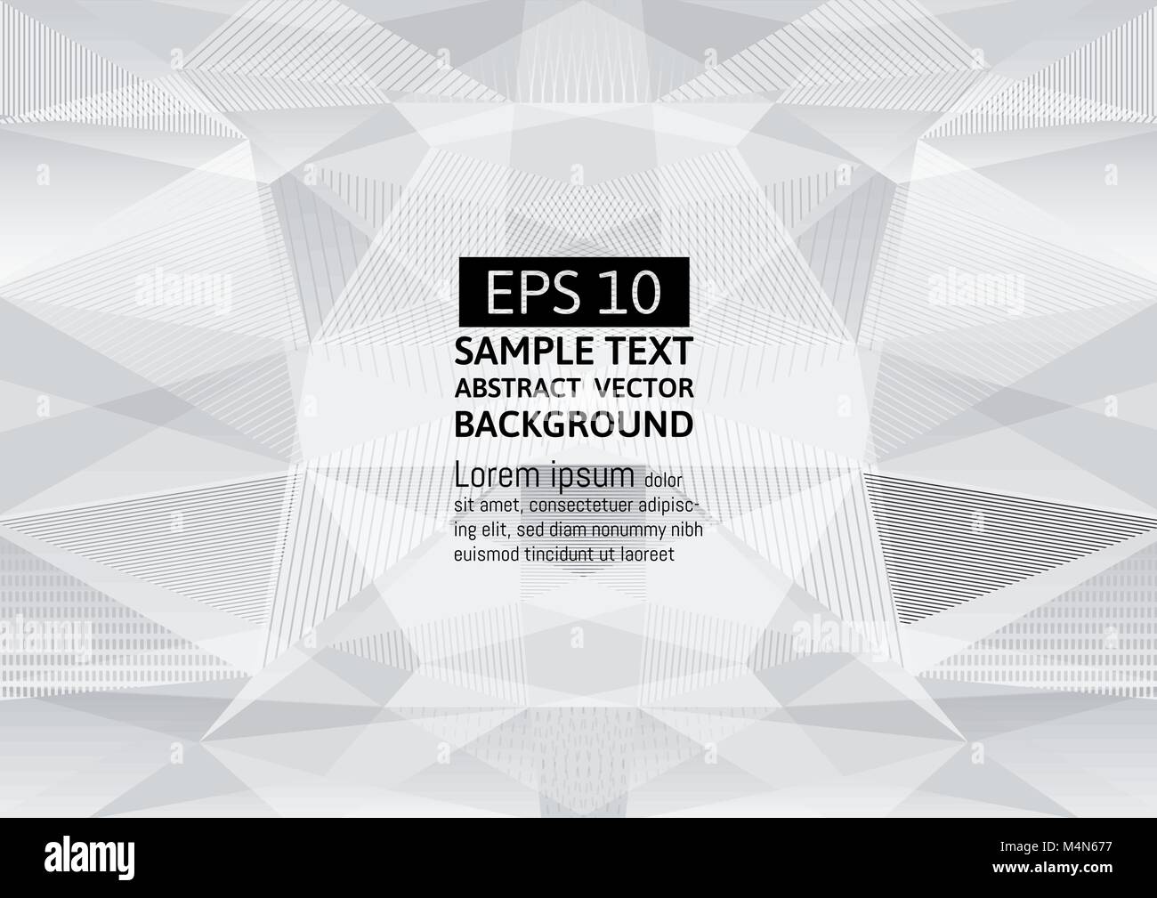 Gray and white polygon and geometric abstract background, Vector ...