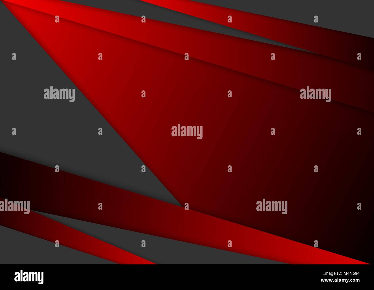 Black and Red geometric abstract vector background with copy space ...
