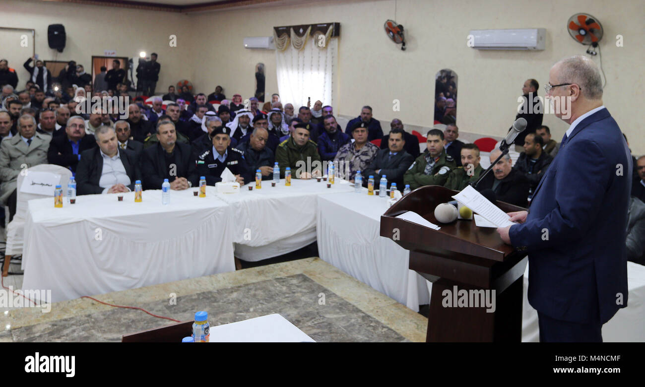 Tubas, West Bank, Palestinian Territory. 17th Feb, 2018. Palestinian