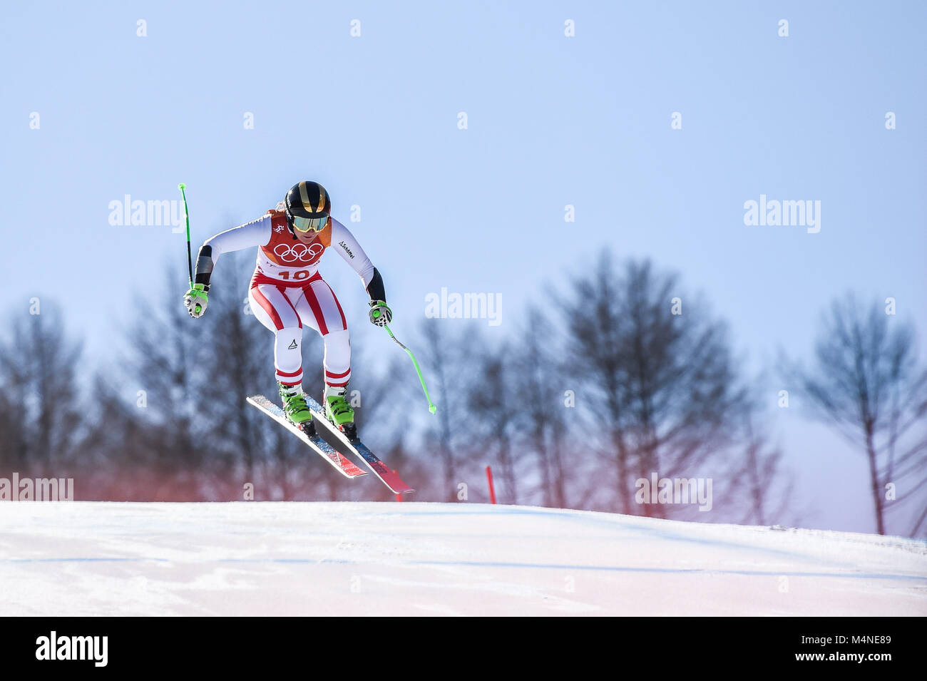 February 17 2018 Tamara Tippler Of A Austria Competing In Ladies Stock Photo Alamy