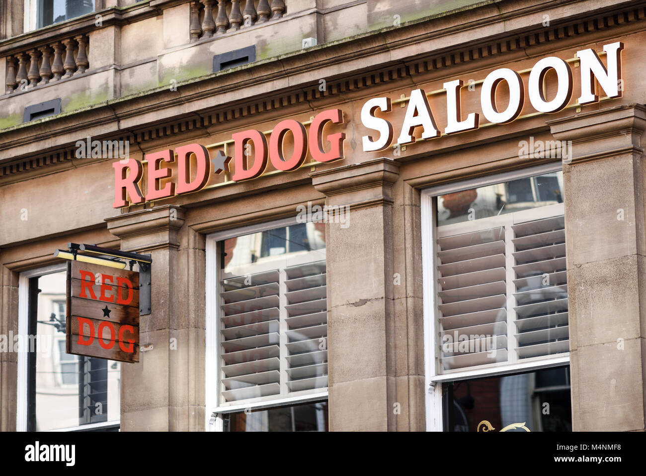Red Dog saloon in Nottingham,UK Stock Photo Alamy