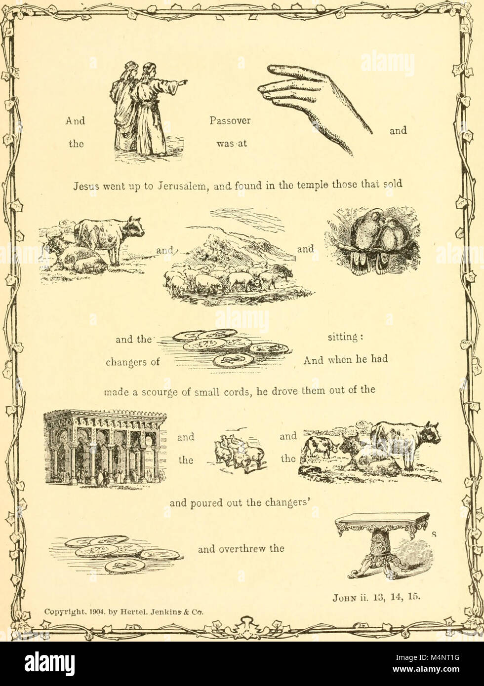 This 1908 publication presents a series of Bible symbols intended to ...