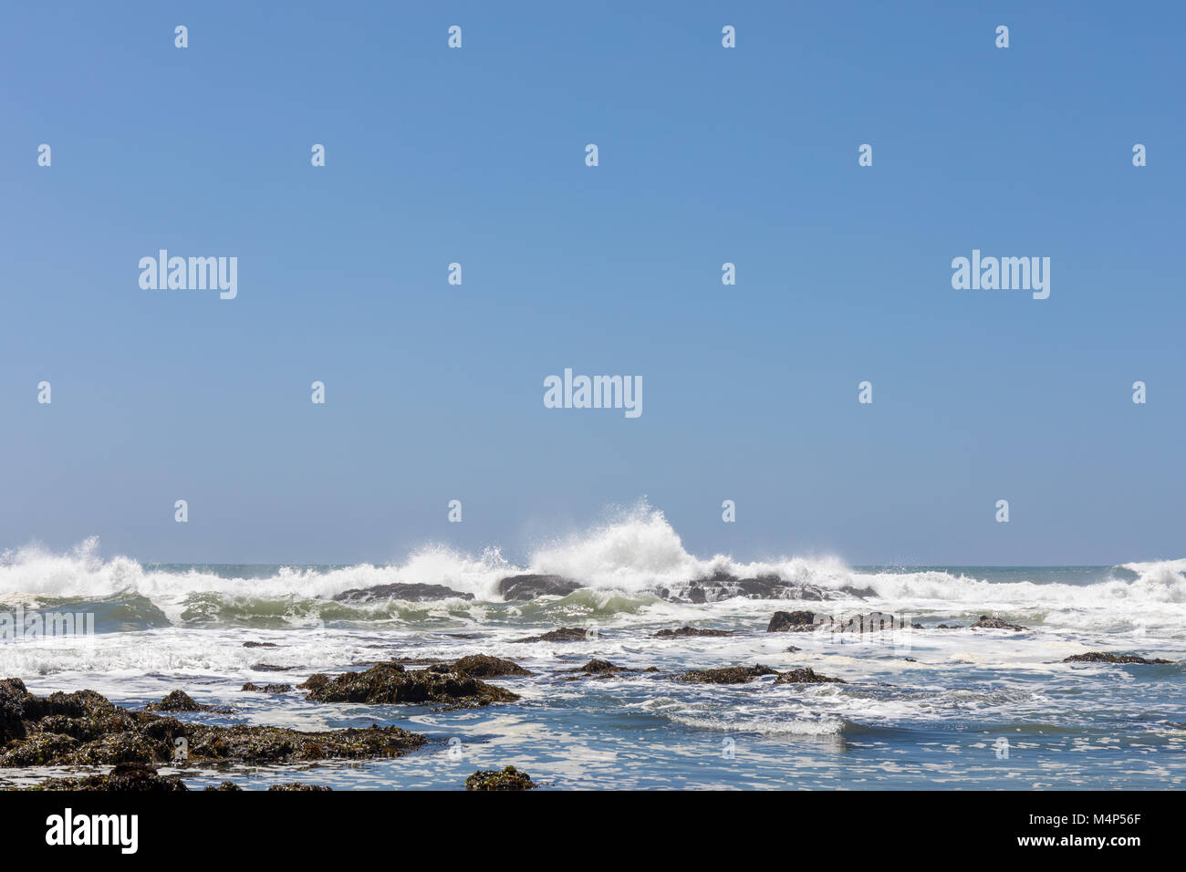 Waves; Pescadero State Beach, California Stock Photo