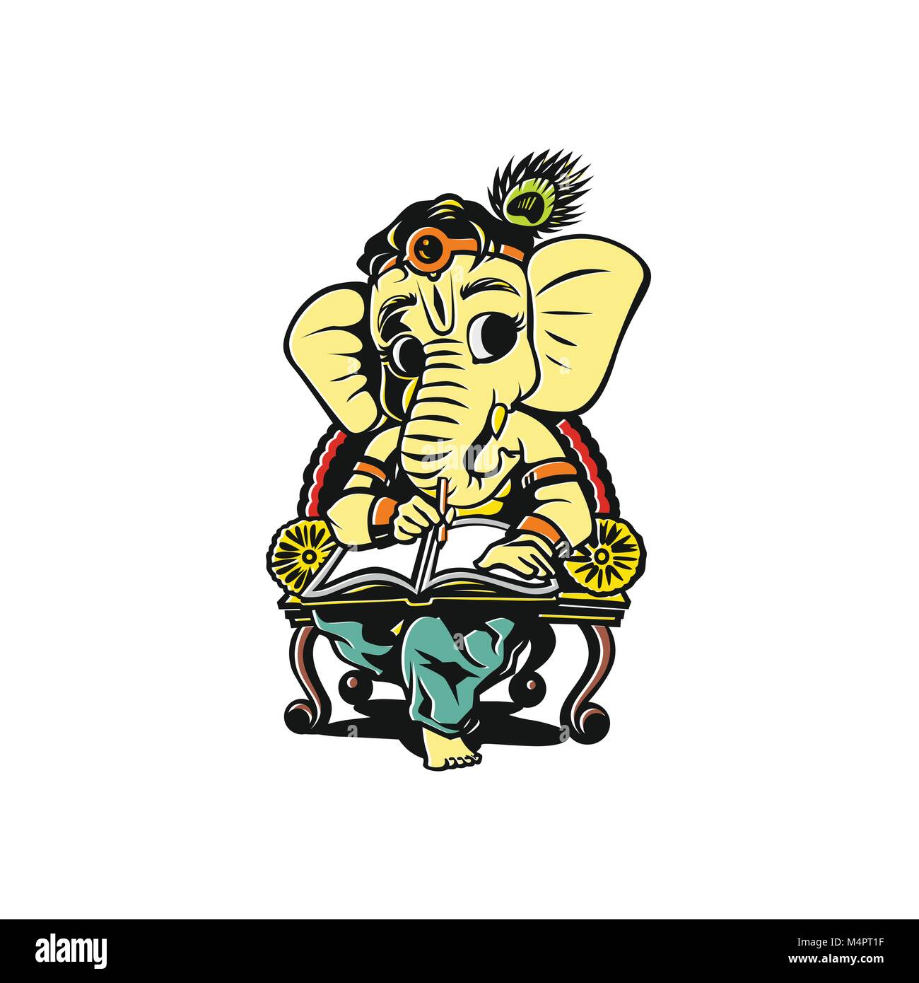 Ganesh vector hi-res stock photography and images - Alamy