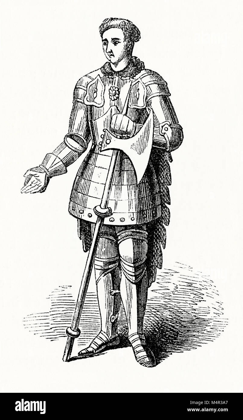 William Montagu, or de Montacute, (1301– 1344) was the first Earl of Salisbury, third Baron Montagu was an English nobleman and loyal servant of King Edward III. Stock Photo