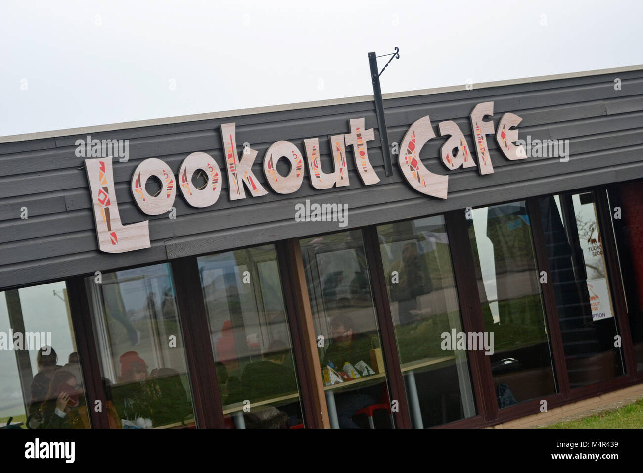 Lookout Cafe at Whipsnade Zoo, Bedfordshire, UK Stock Photo
