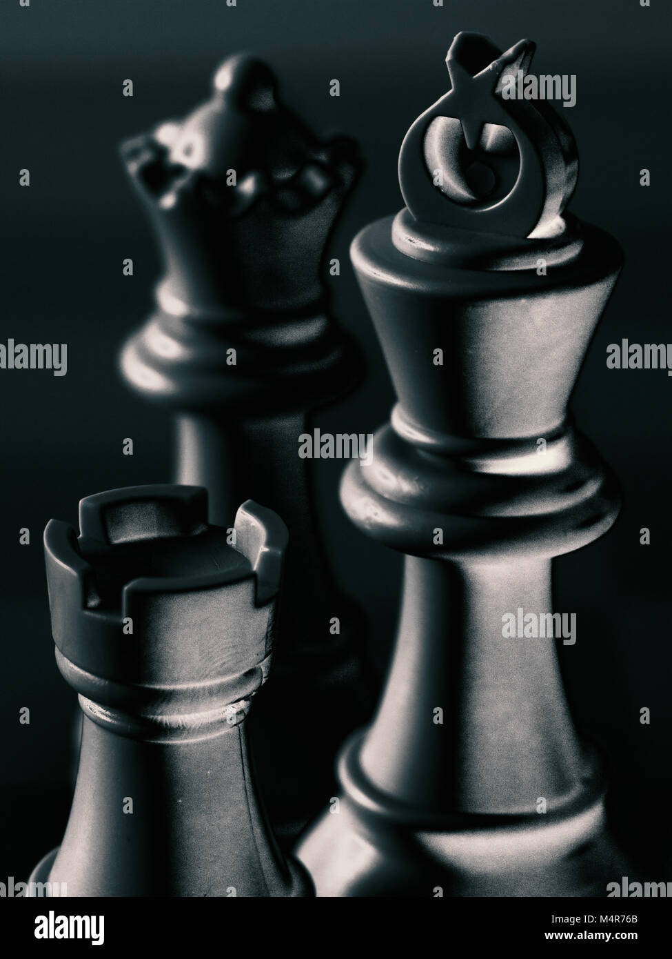 black and white turkish chess game Castle, vizier, king Stock Photo Alamy