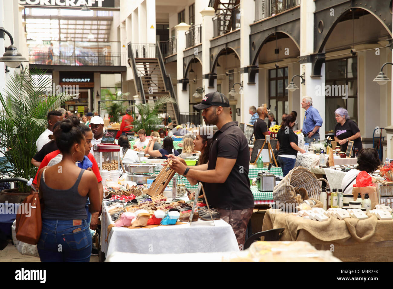 The Saturday morning Palms market, with fresh farmstyle food and craft