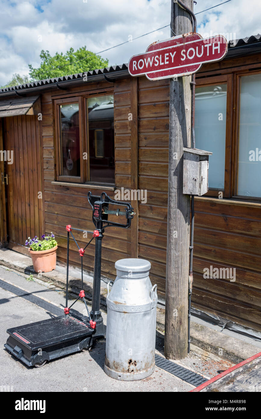 Rowsley South Station, Peak Rail, Matlock, Derbyshire, UK Stock Photo