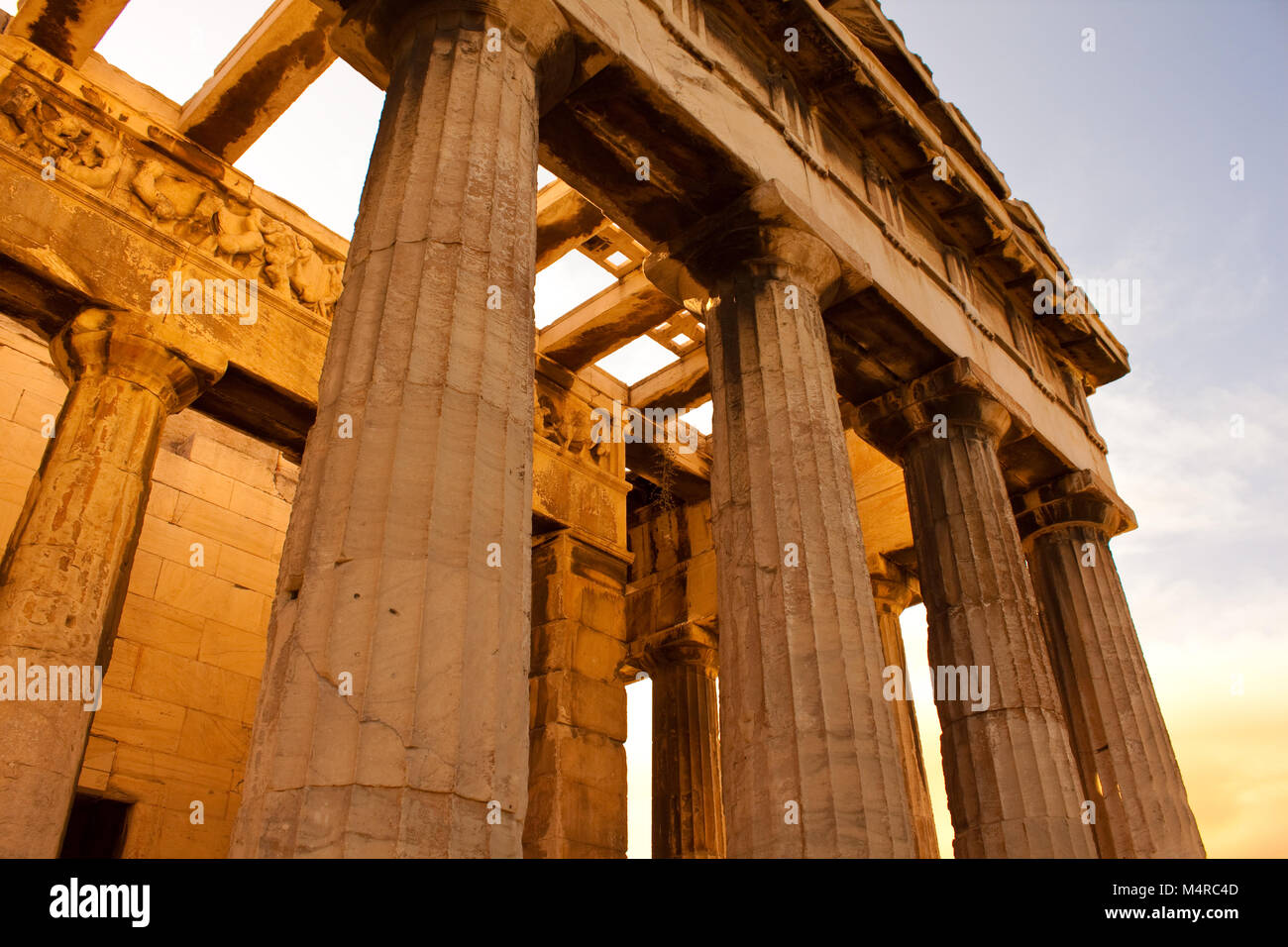 Ancient greek columns Stock Photo Alamy