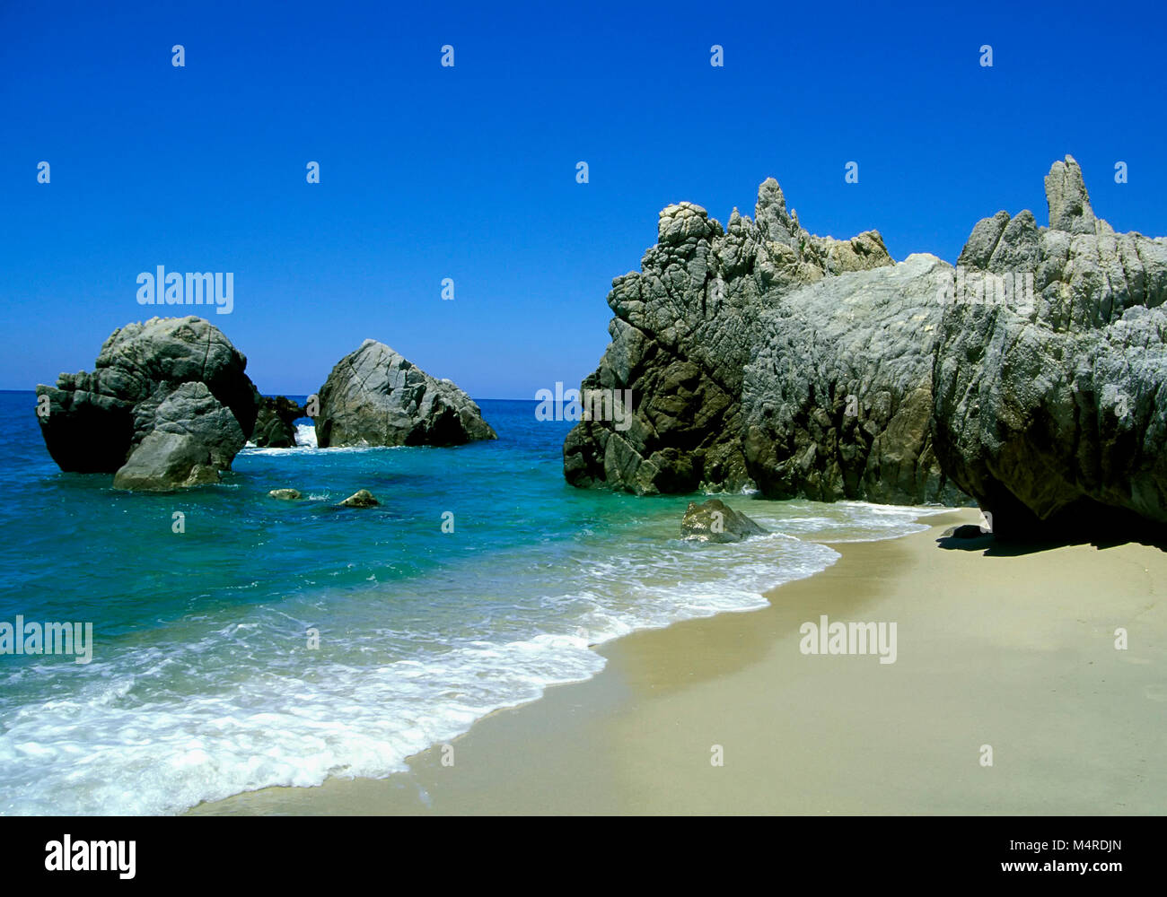 Parghelia beach, Calabria, Italy Stock Photo
