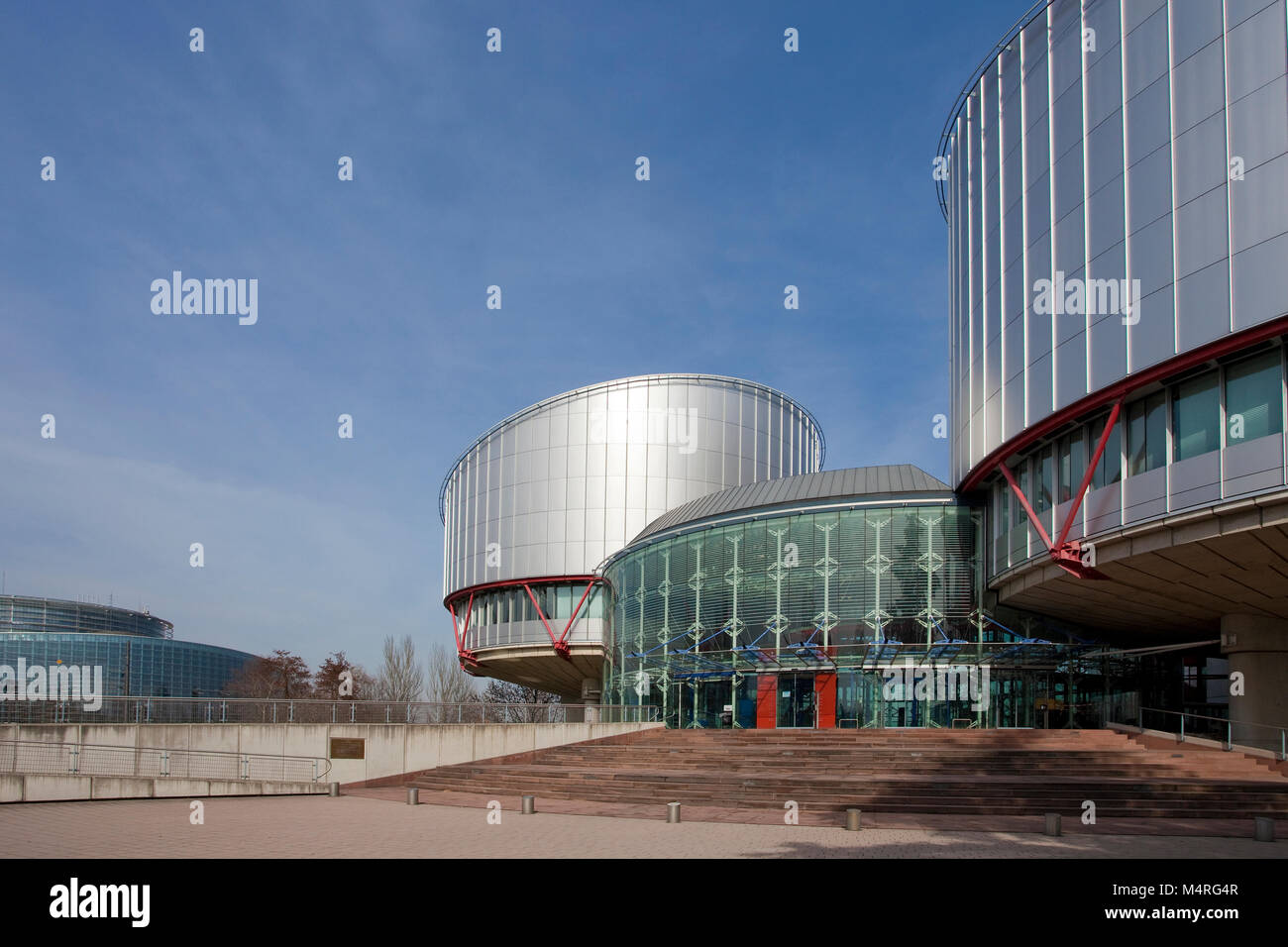 European Court of Justice for human rights, Strasbourg, Alsace, Bas-Rhin, France, Europe Stock Photo