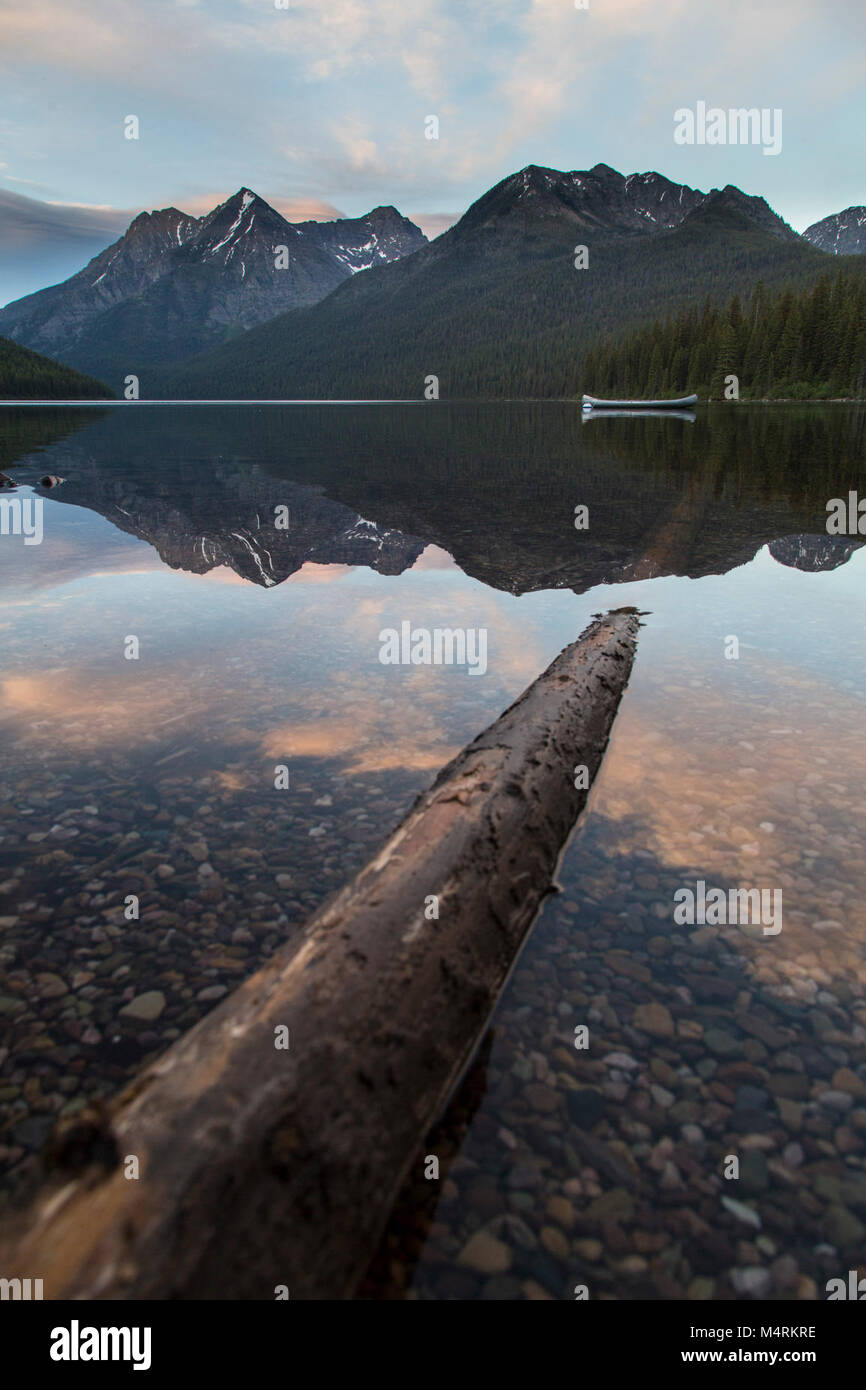 Quartz Lake Sunset Stock Photo Alamy