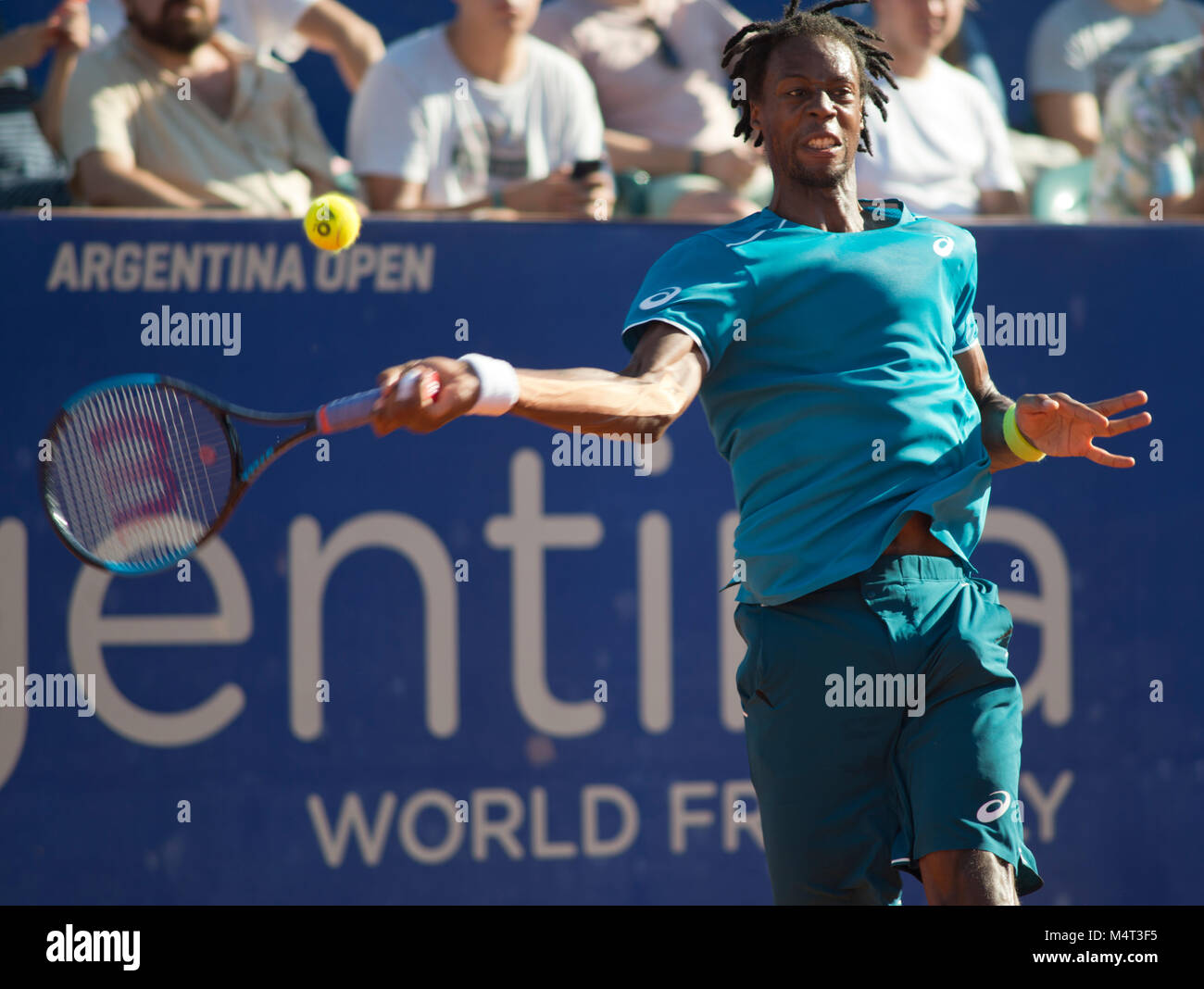 Gael Monfils (France) - Argentina Open 2018 Credit: Mariano Garcia/Alamy Live News Stock Photo