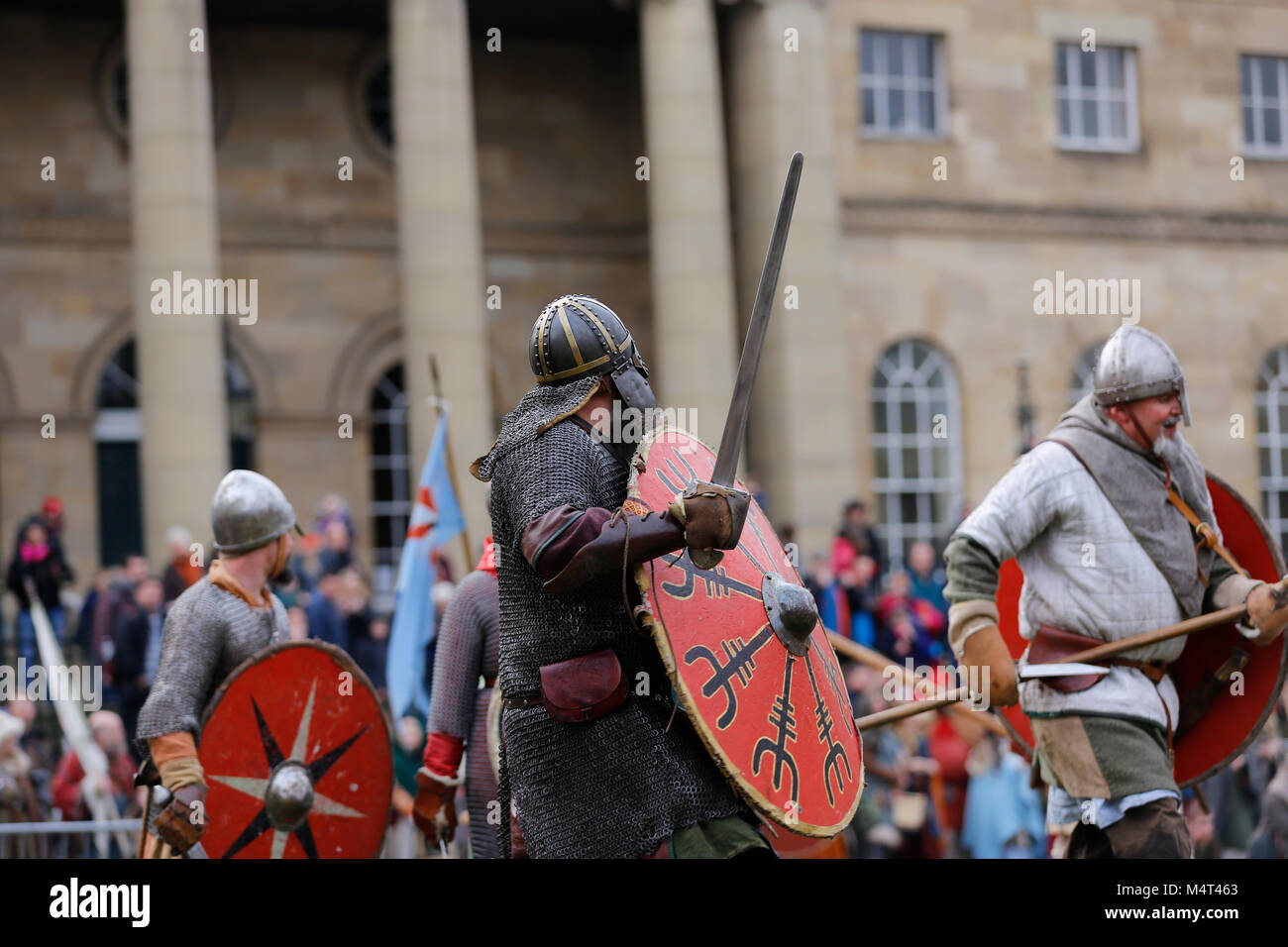 York, UK. 17 February 2018. York Jorvik Viking Festival, York, North ...
