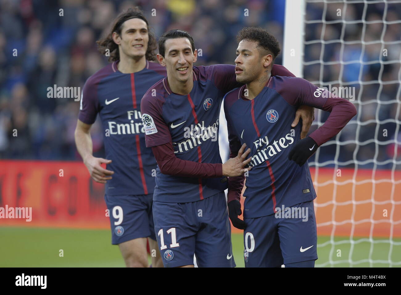 PSG v Strasbourg French Coupe de la Ligue 2018, Neymar scores Credit:  CORDON PRESS/Alamy Live News Stock Photo - Alamy