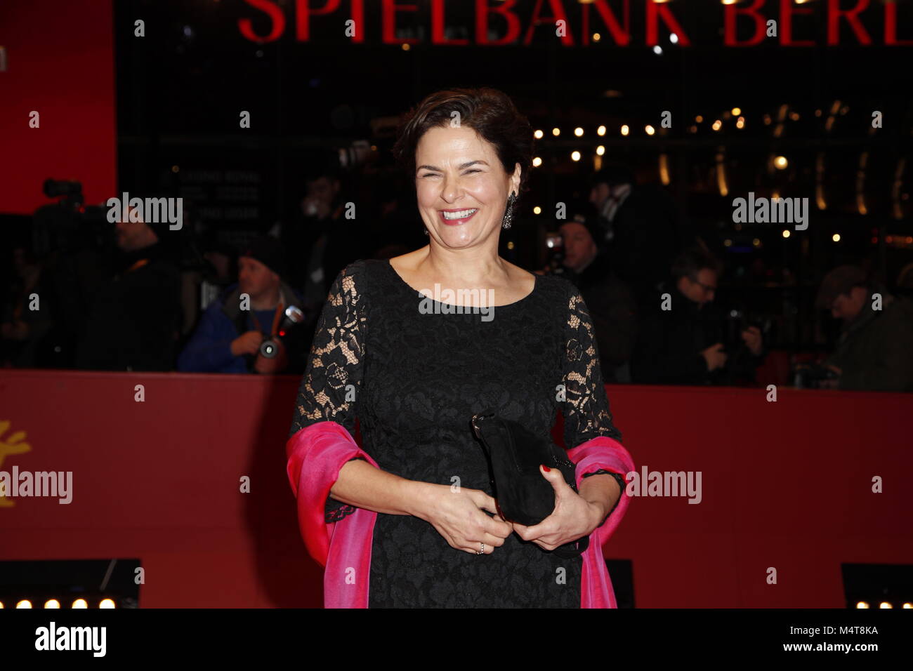 Barbara Auer (german actress) at Berlinale for the premiere 'Transit' on 17th of February 2018 in Berlin Credit: Stefan Papp/Alamy Live News Stock Photo