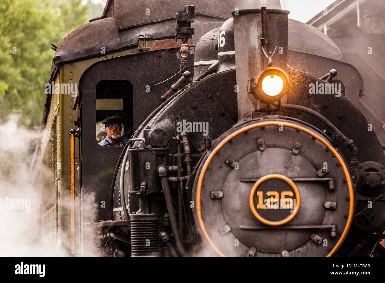Civil War Reenactors at the Railroad Museum of New England Thomaston