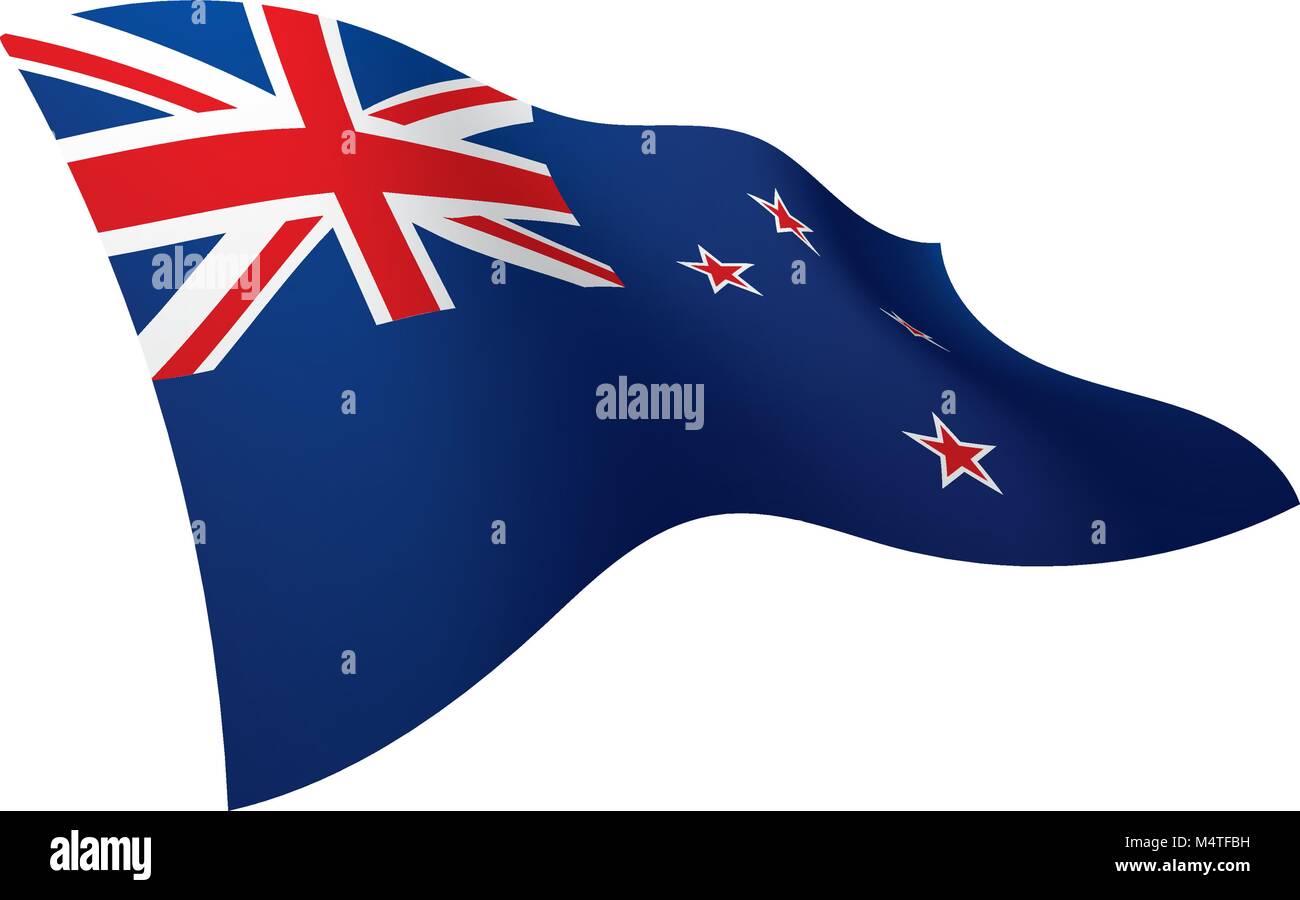 New Zealand flag, vector illustration Stock Vector Image & Art - Alamy