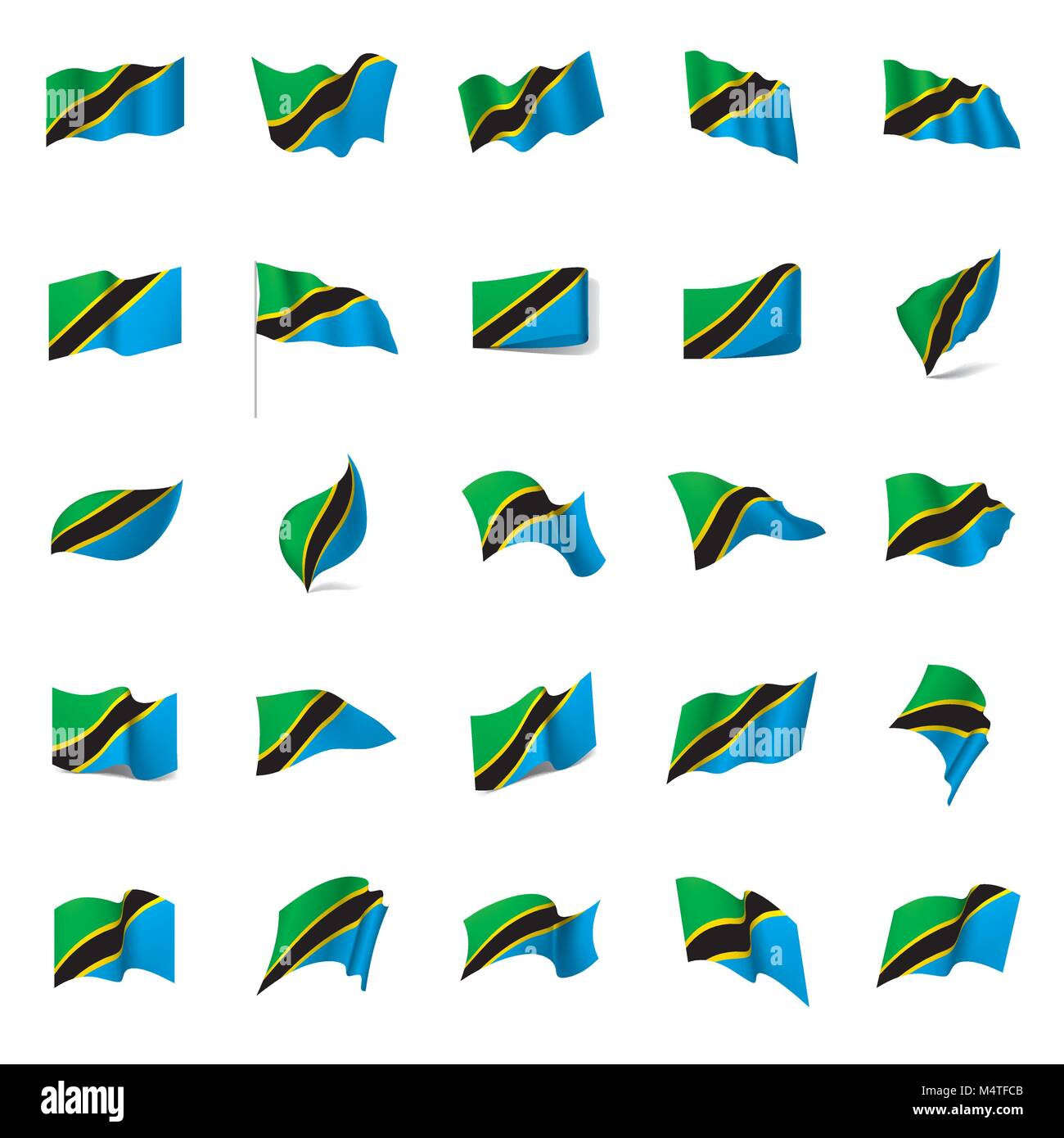 Tanzania flag, vector illustration Stock Vector Image & Art - Alamy