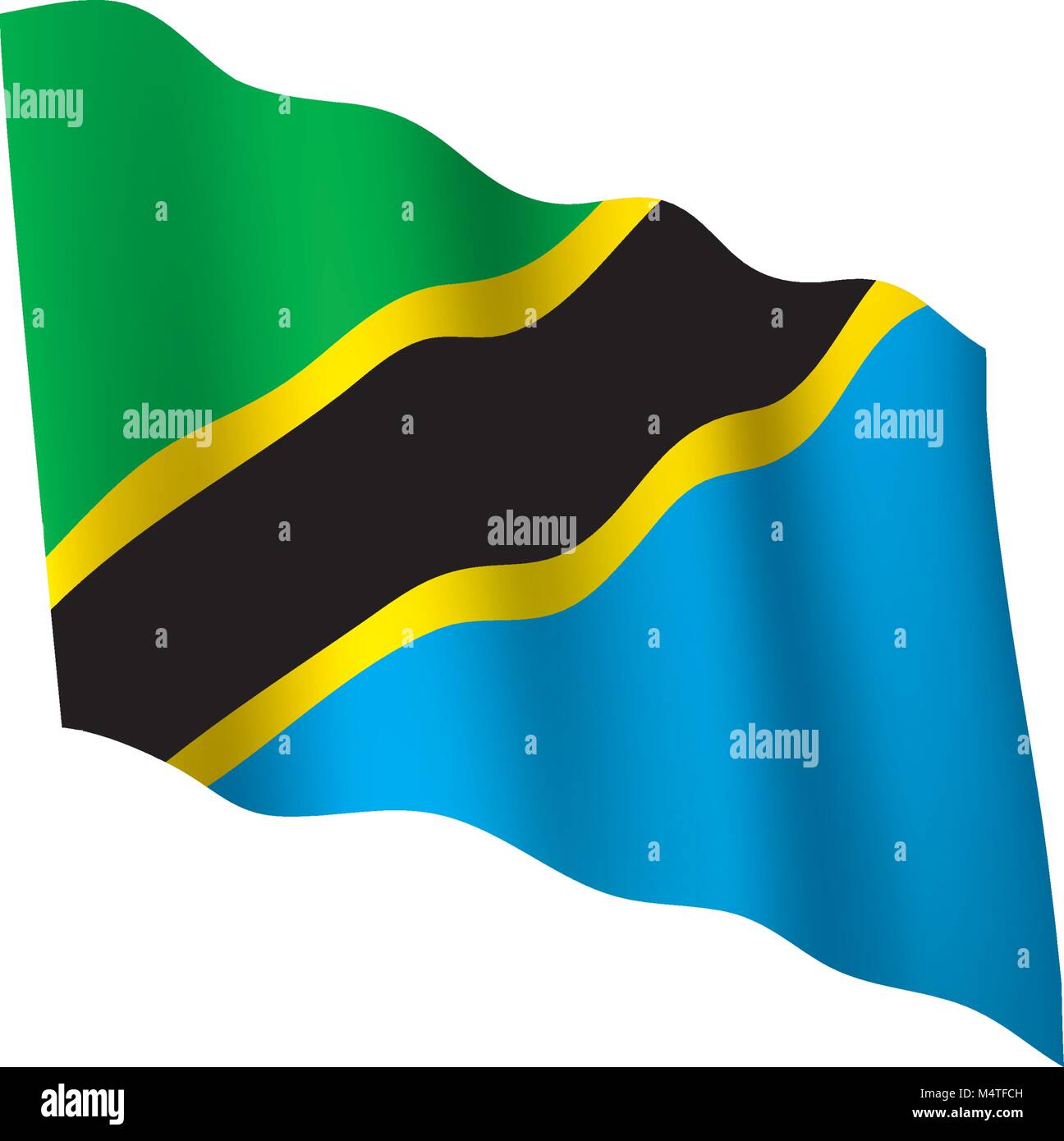 Tanzania flag, vector illustration Stock Vector Image & Art - Alamy